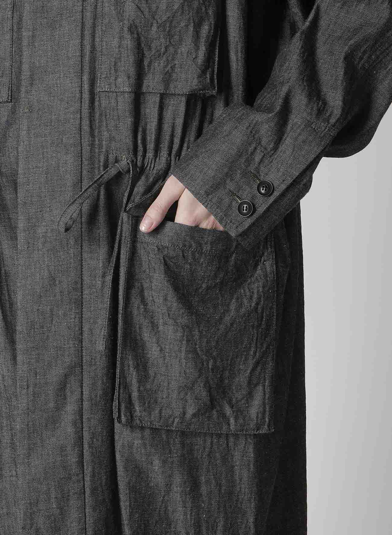 6OZ 4-POCKET LONG DRESS