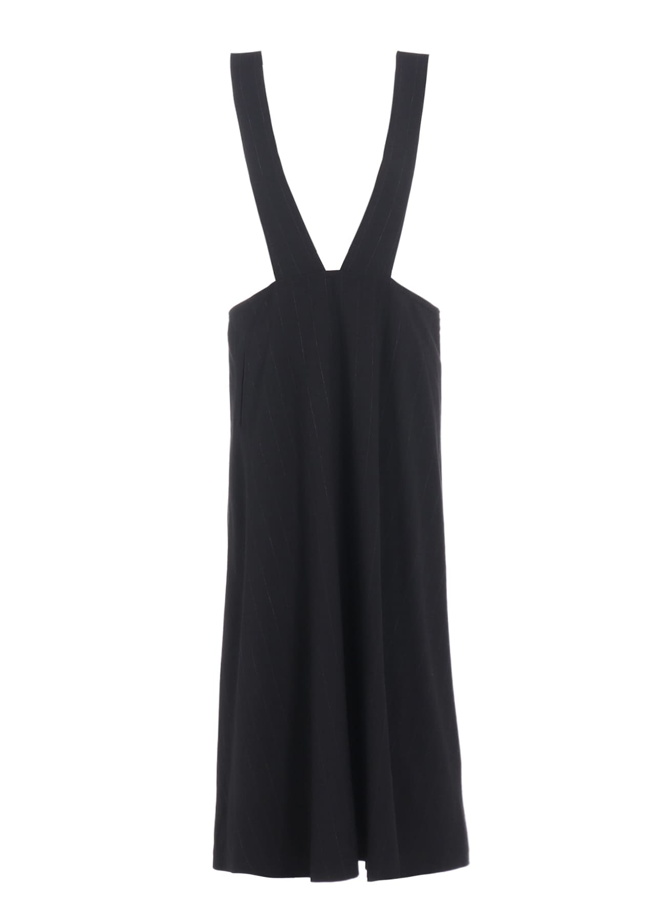 W/RY STRIPE LONG FLARE DRAPE DRESS