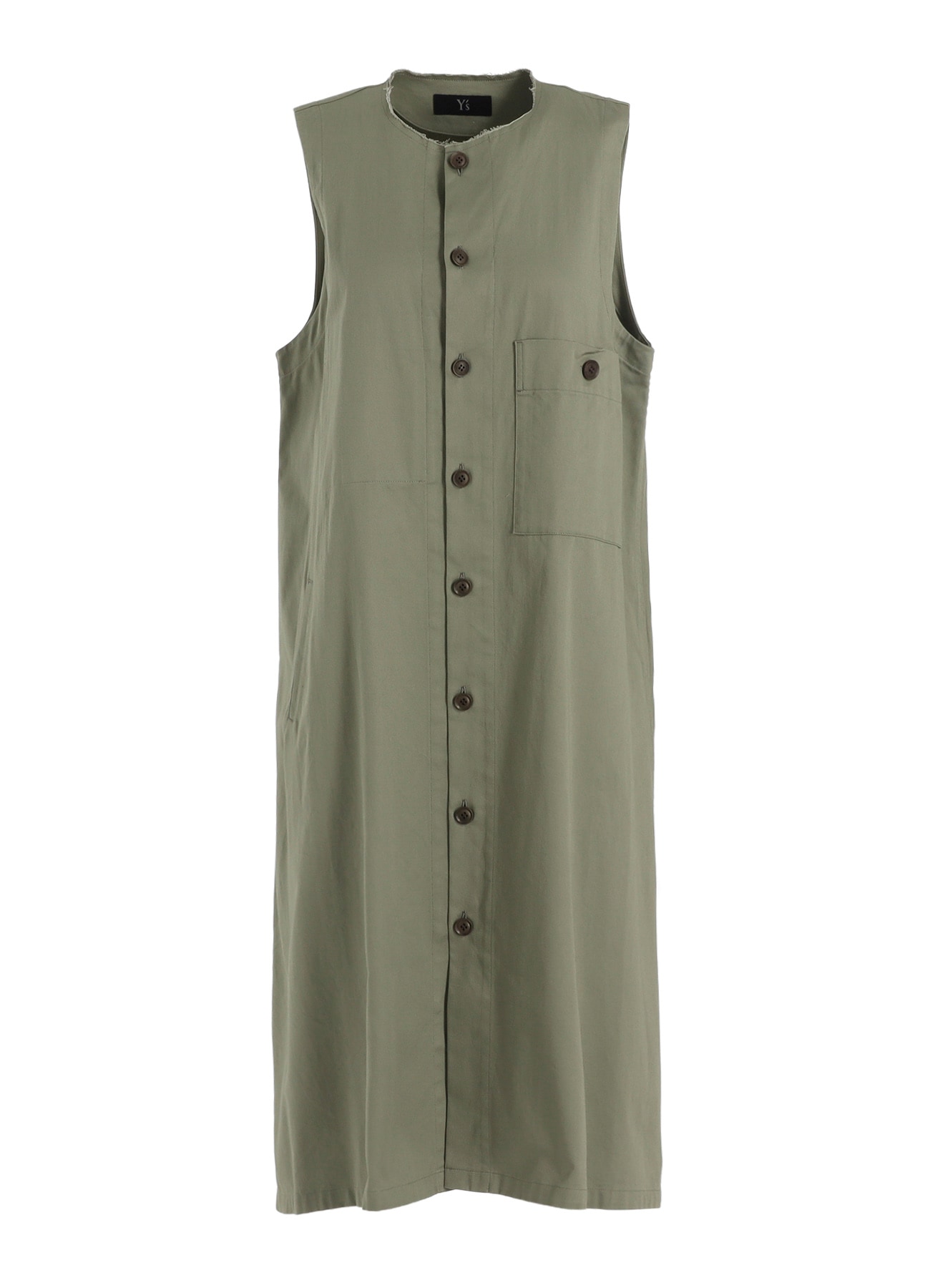 [Y's BORN PRODUCT] COTTON TWILL LONG DRESS