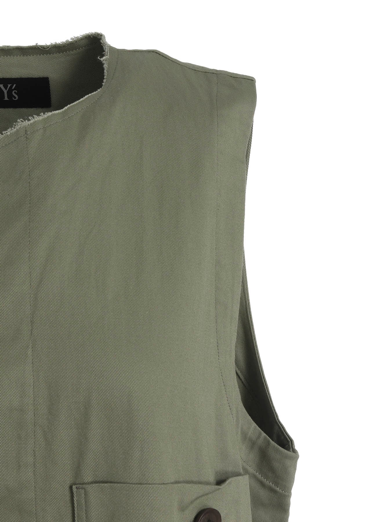 [Y's BORN PRODUCT] COTTON TWILL LONG DRESS