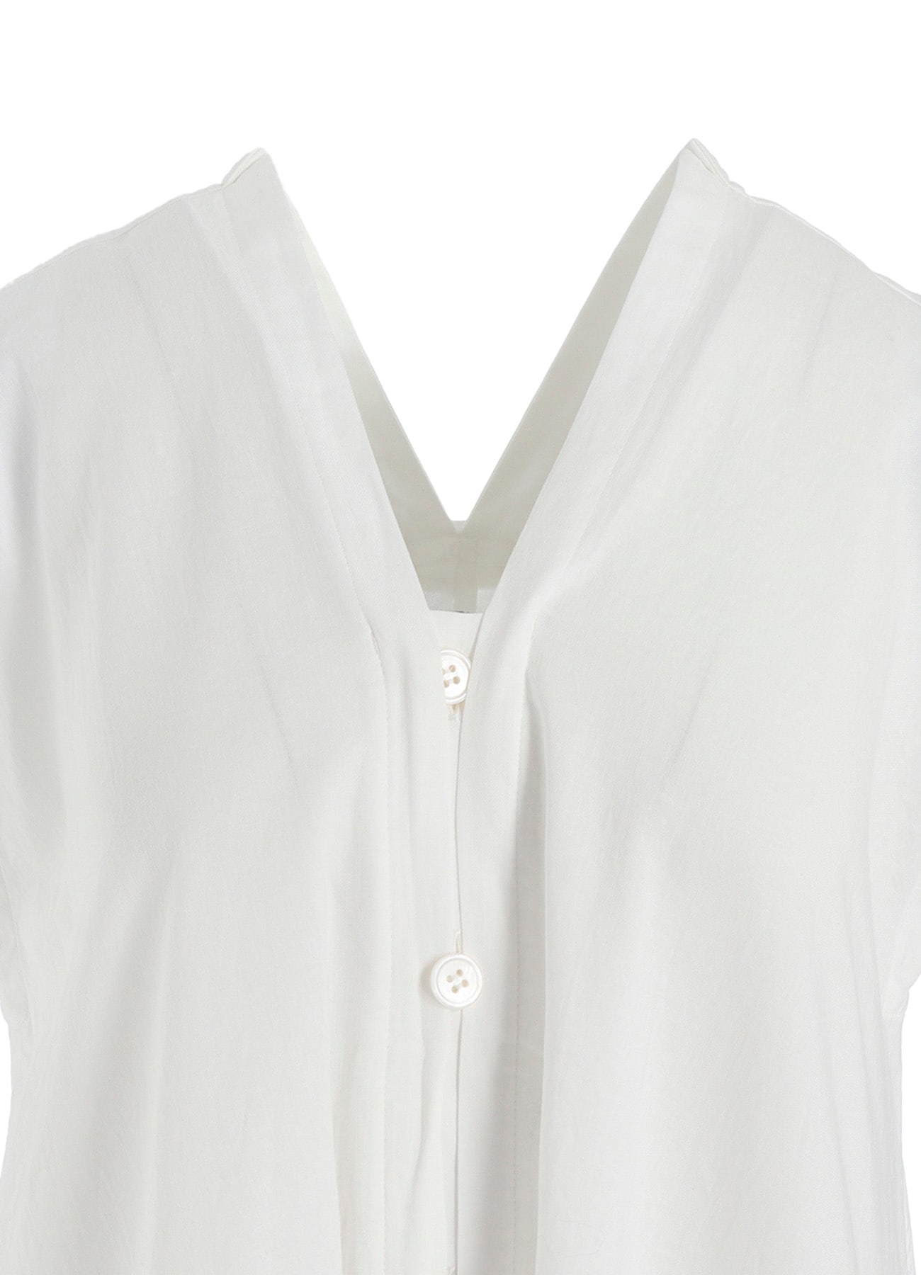 [Y's BORN PRODUCT] THIN COTTON TWILL FRENCH SLEEVE DRESS