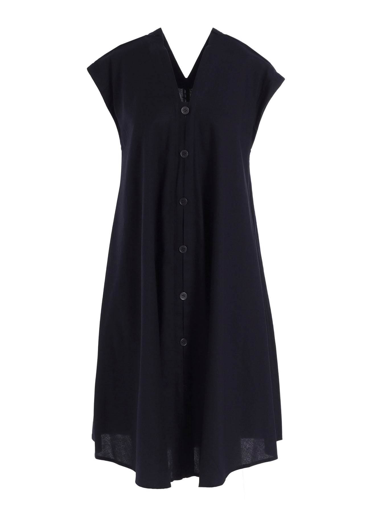 [Y's BORN PRODUCT] THIN COTTON TWILL FRENCH SLEEVE DRESS