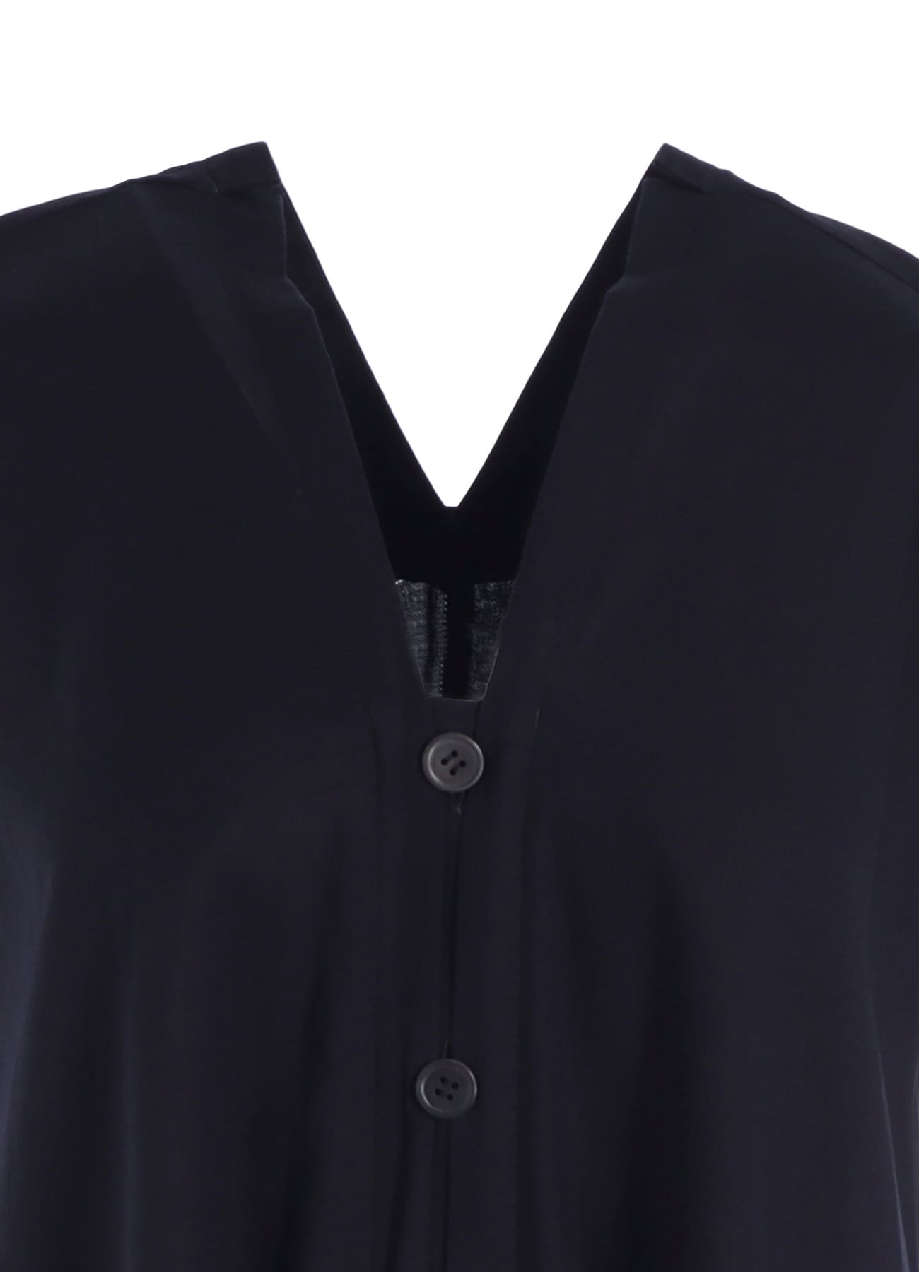 [Y's BORN PRODUCT] THIN COTTON TWILL FRENCH SLEEVE DRESS