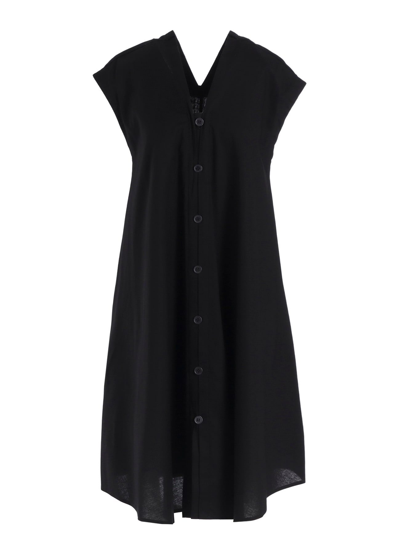 [Y's BORN PRODUCT] THIN COTTON TWILL FRENCH SLEEVE DRESS