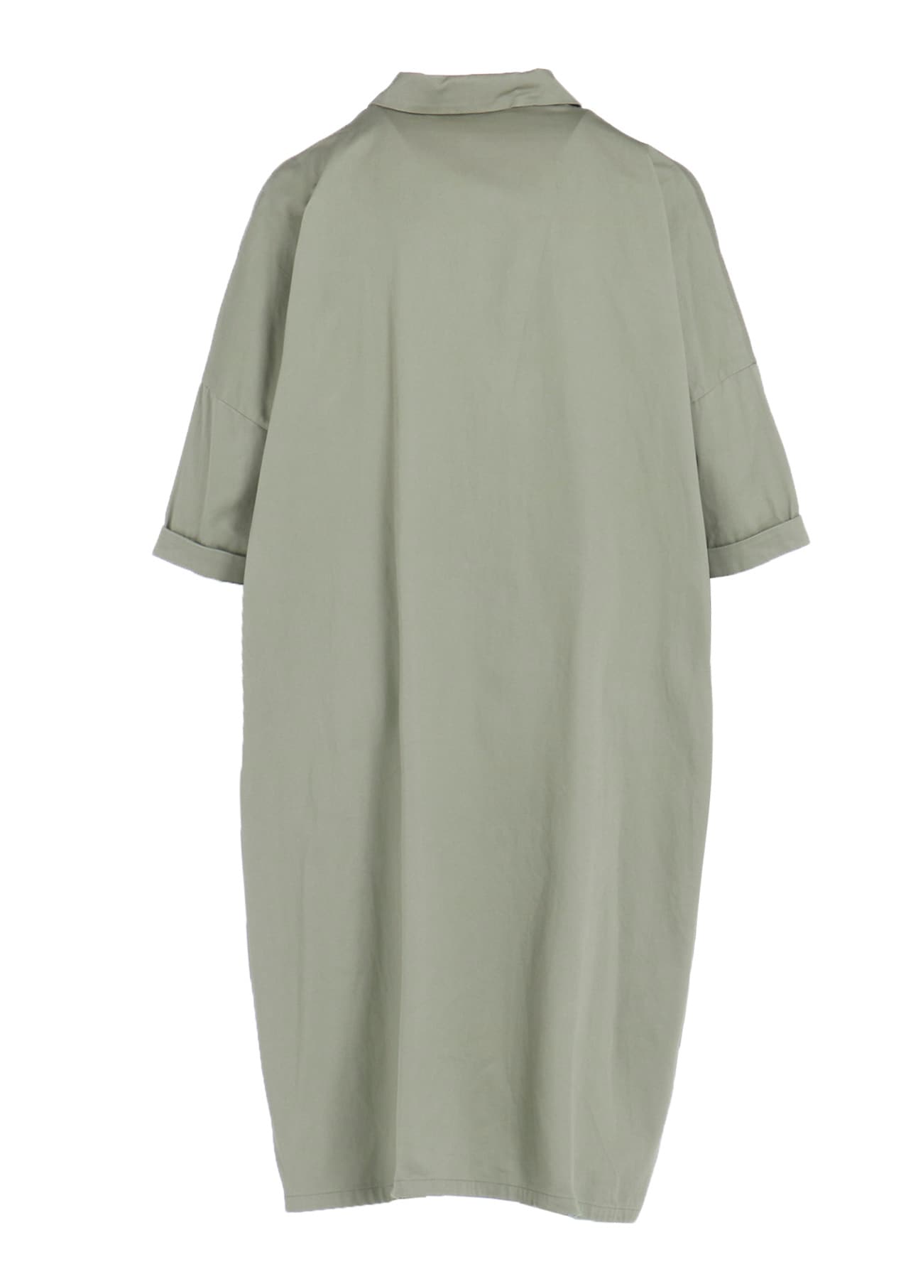 [Y's BORN PRODUCT] COTTON TWILL HALF SLEEVE DRESS