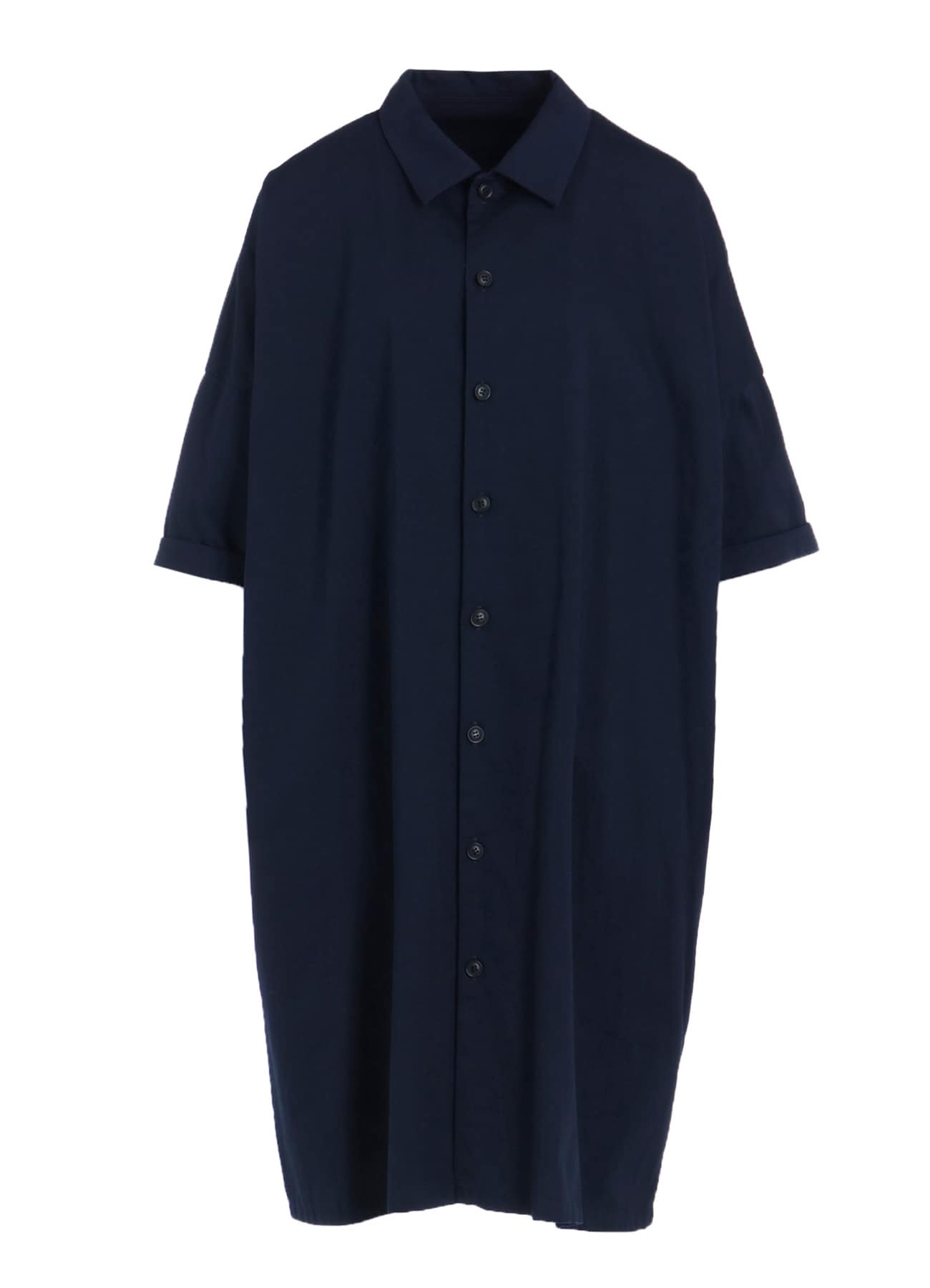 [Y's BORN PRODUCT] COTTON TWILL HALF SLEEVE DRESS
