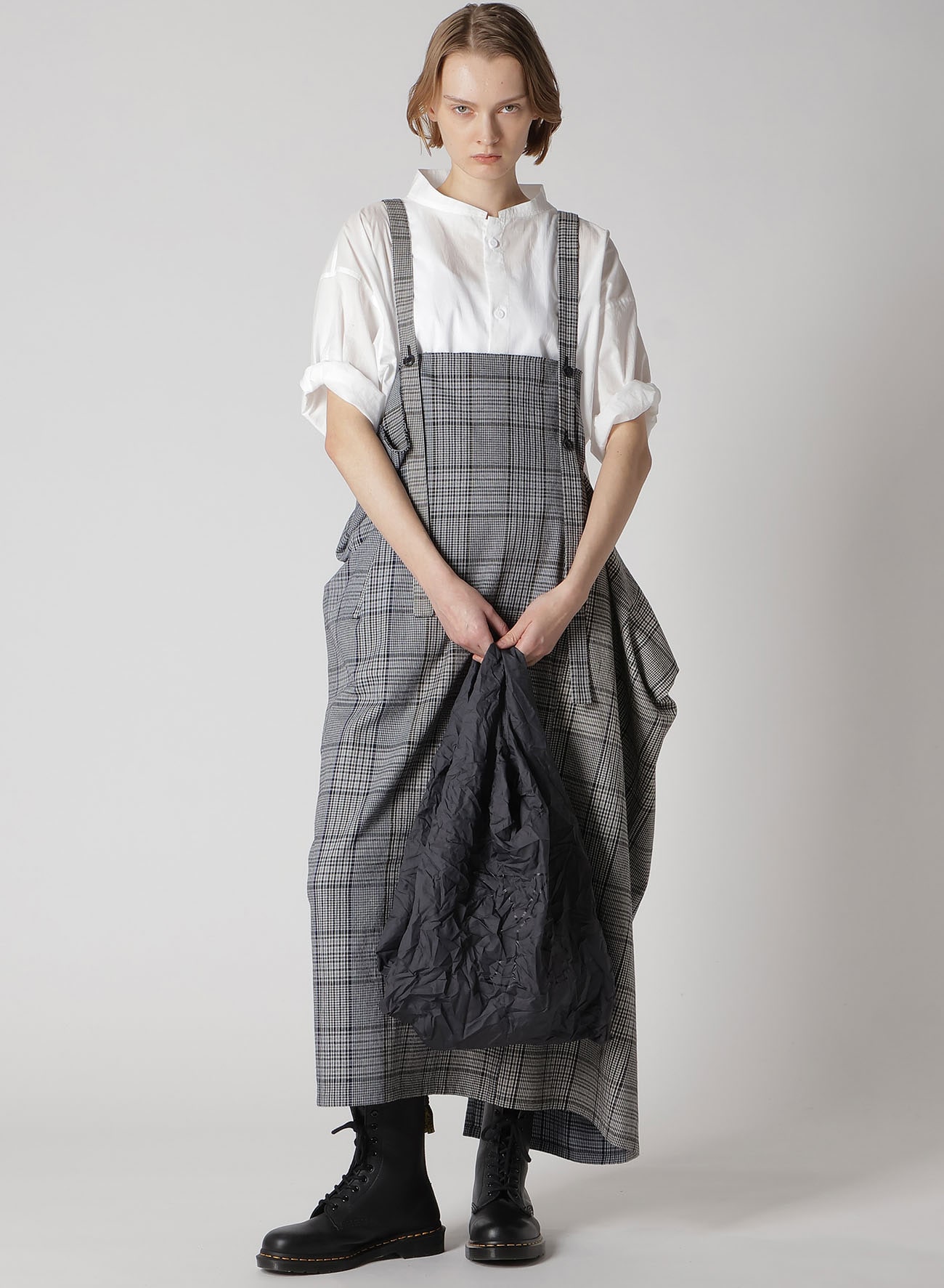 VINTAGE-LIKE NYLON ECO BAG L