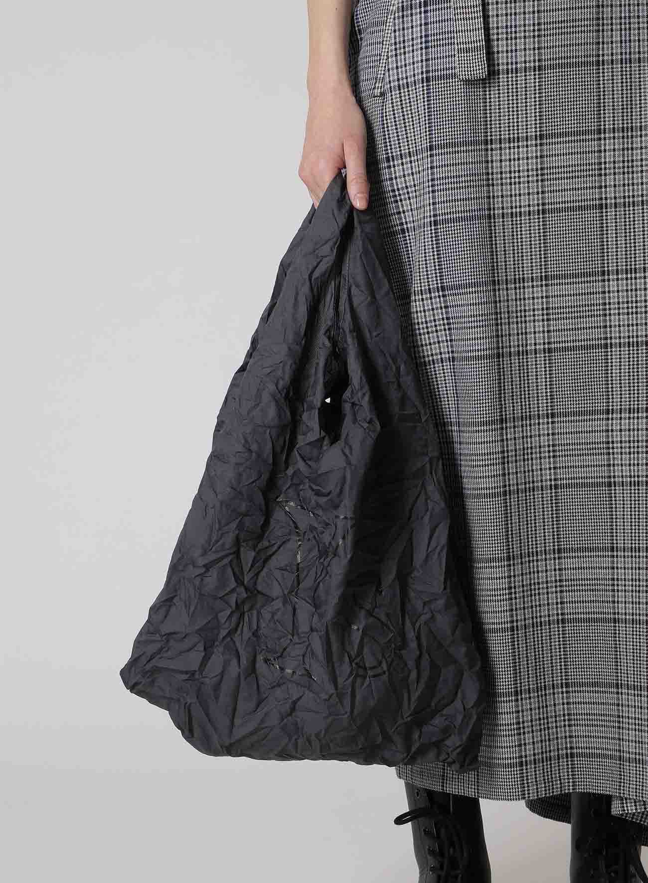 VINTAGE-LIKE NYLON ECO BAG L