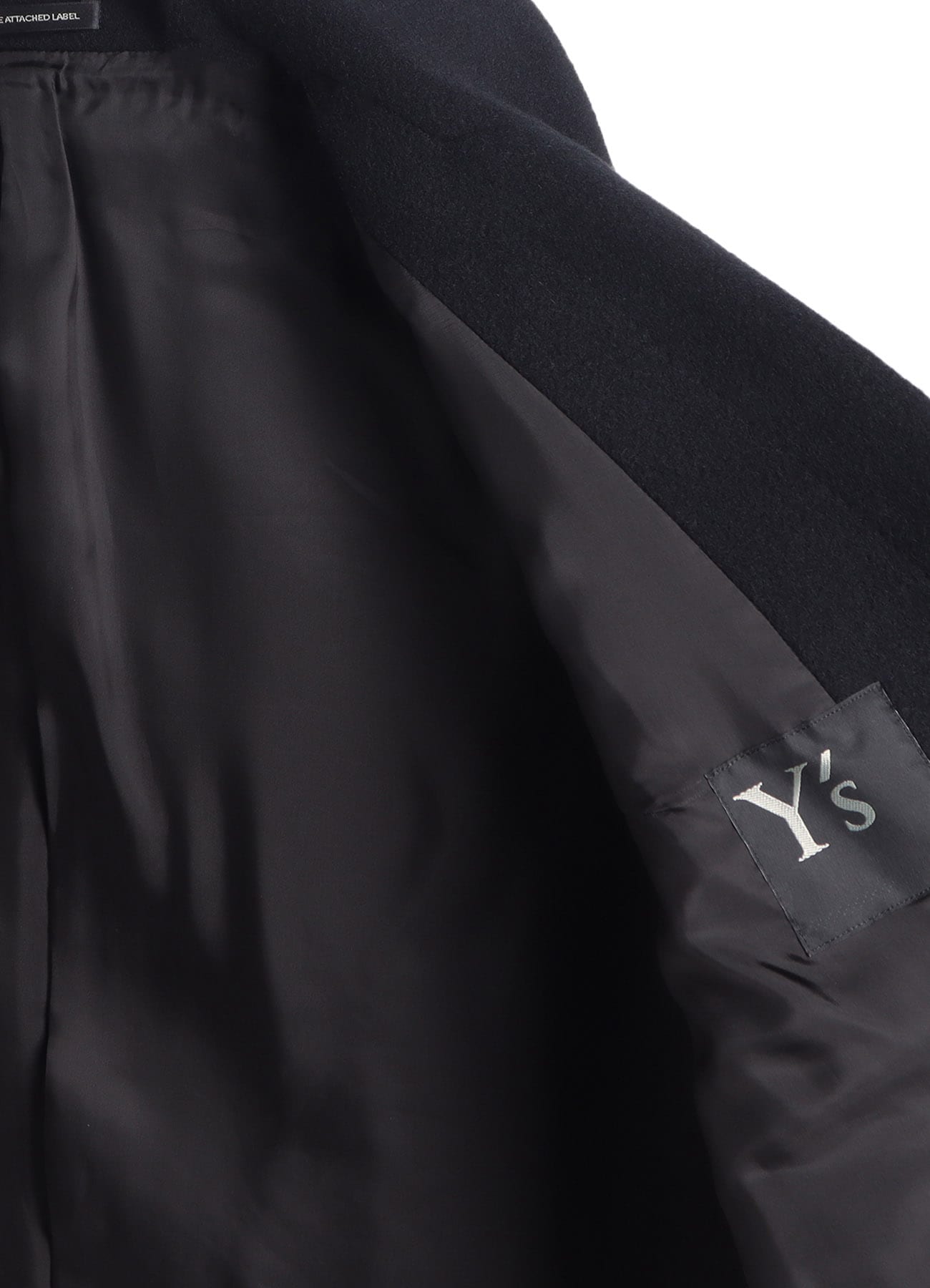 WOOL DOUBLE-FACED MOSSER WIDE COLLAR JACKET