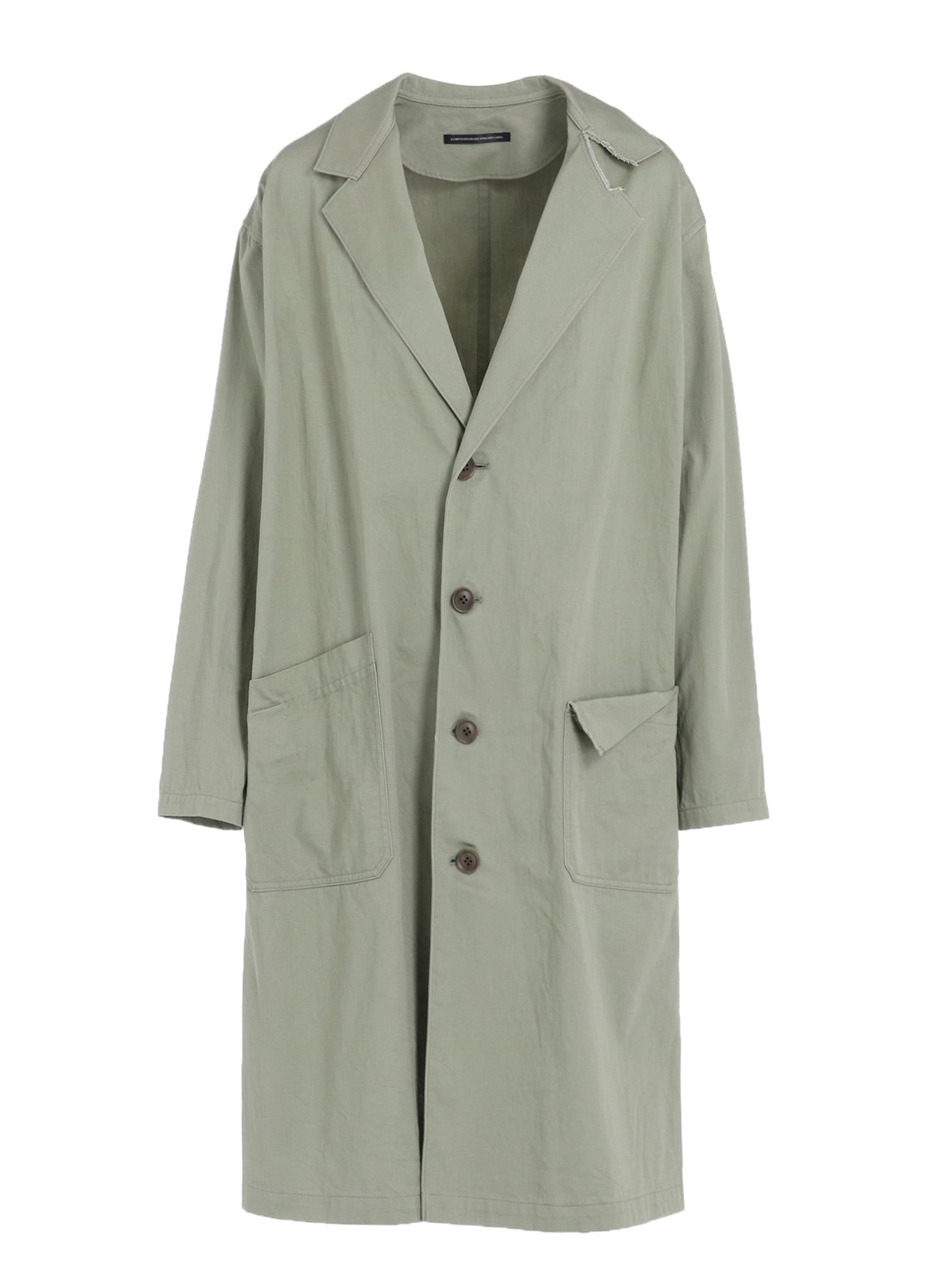 [Y's BORN PRODUCT] COTTON TWILL LONG JACKET