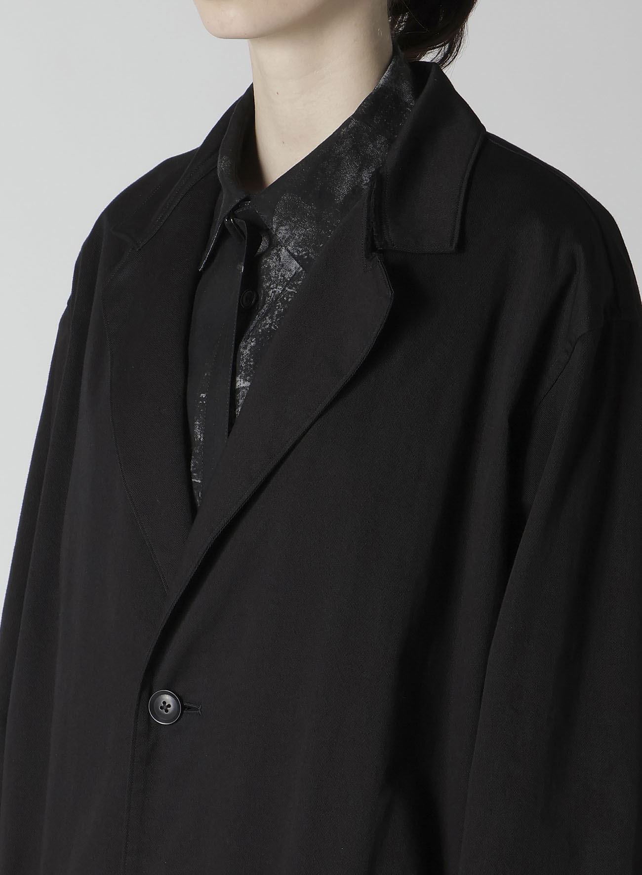 [Y's BORN PRODUCT] COTTON TWILL LONG JACKET