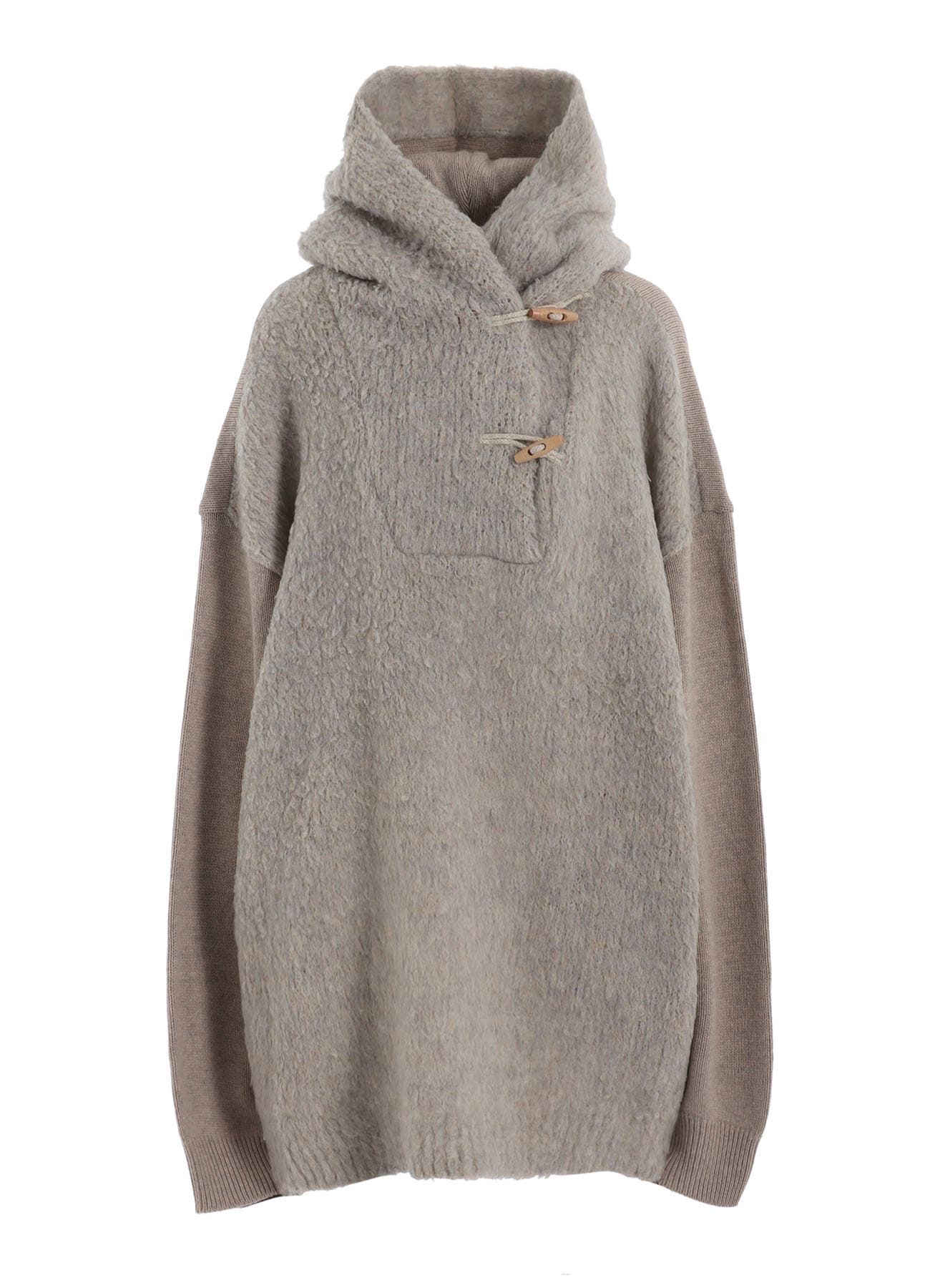 TOGGLE BUTTUN HOODIE