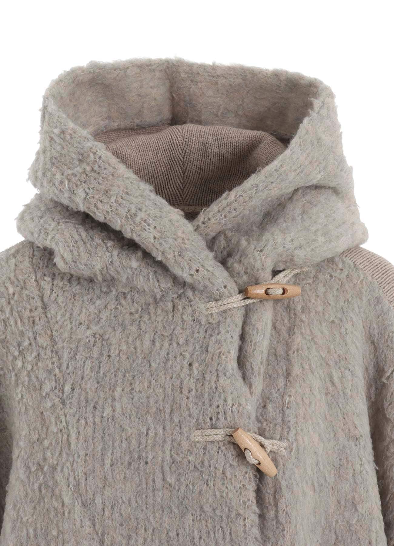 TOGGLE BUTTUN HOODIE