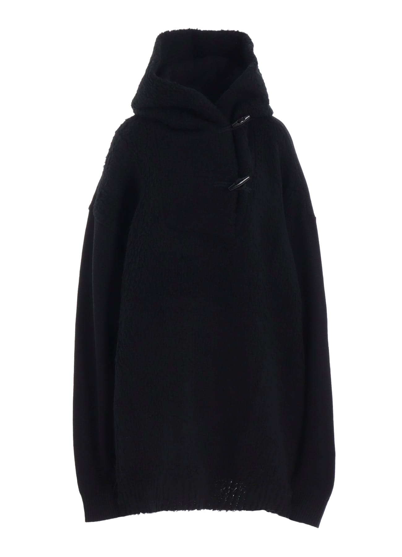 TOGGLE BUTTUN HOODIE