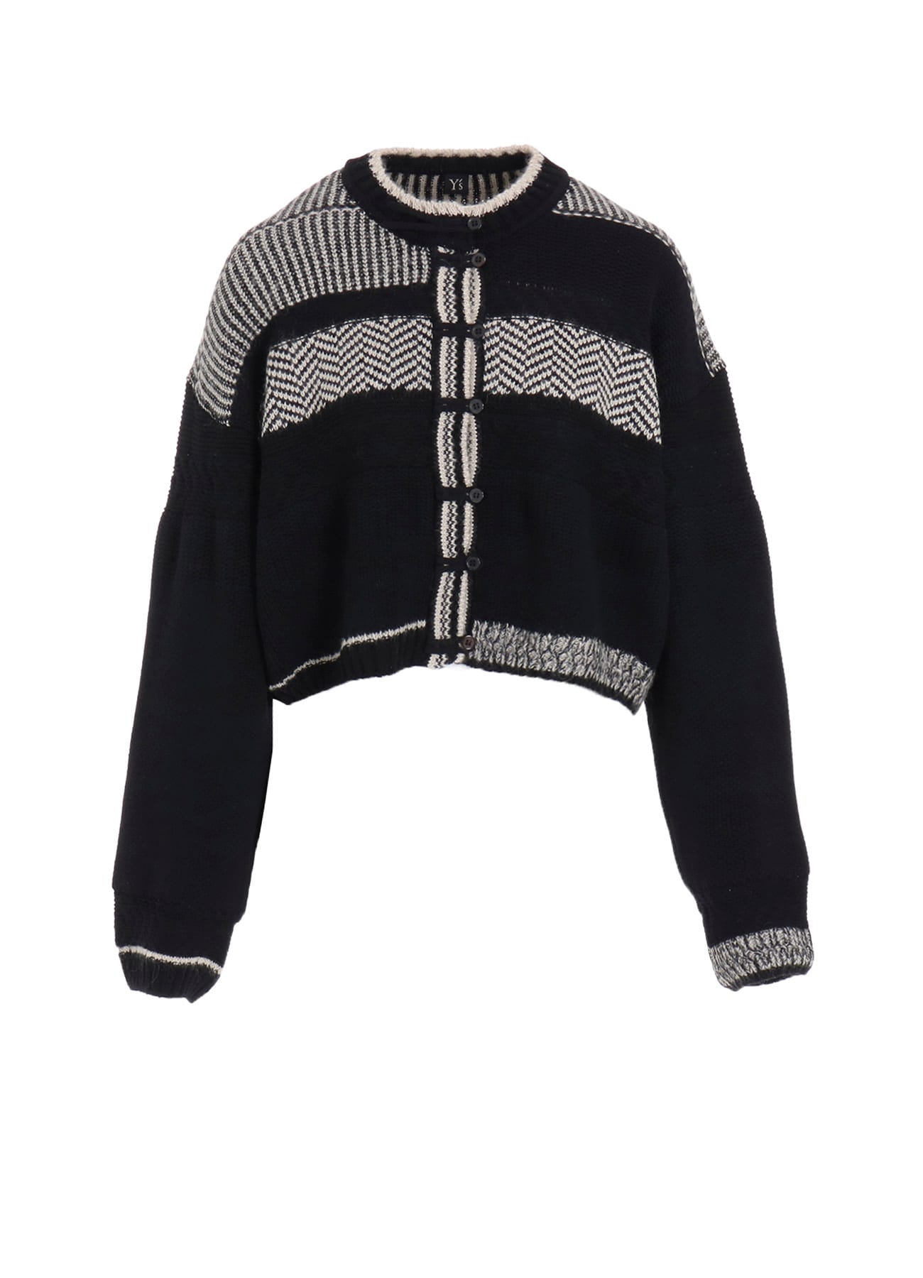 NAITIVE JACQUARD DESING KNIT CARDIGAN