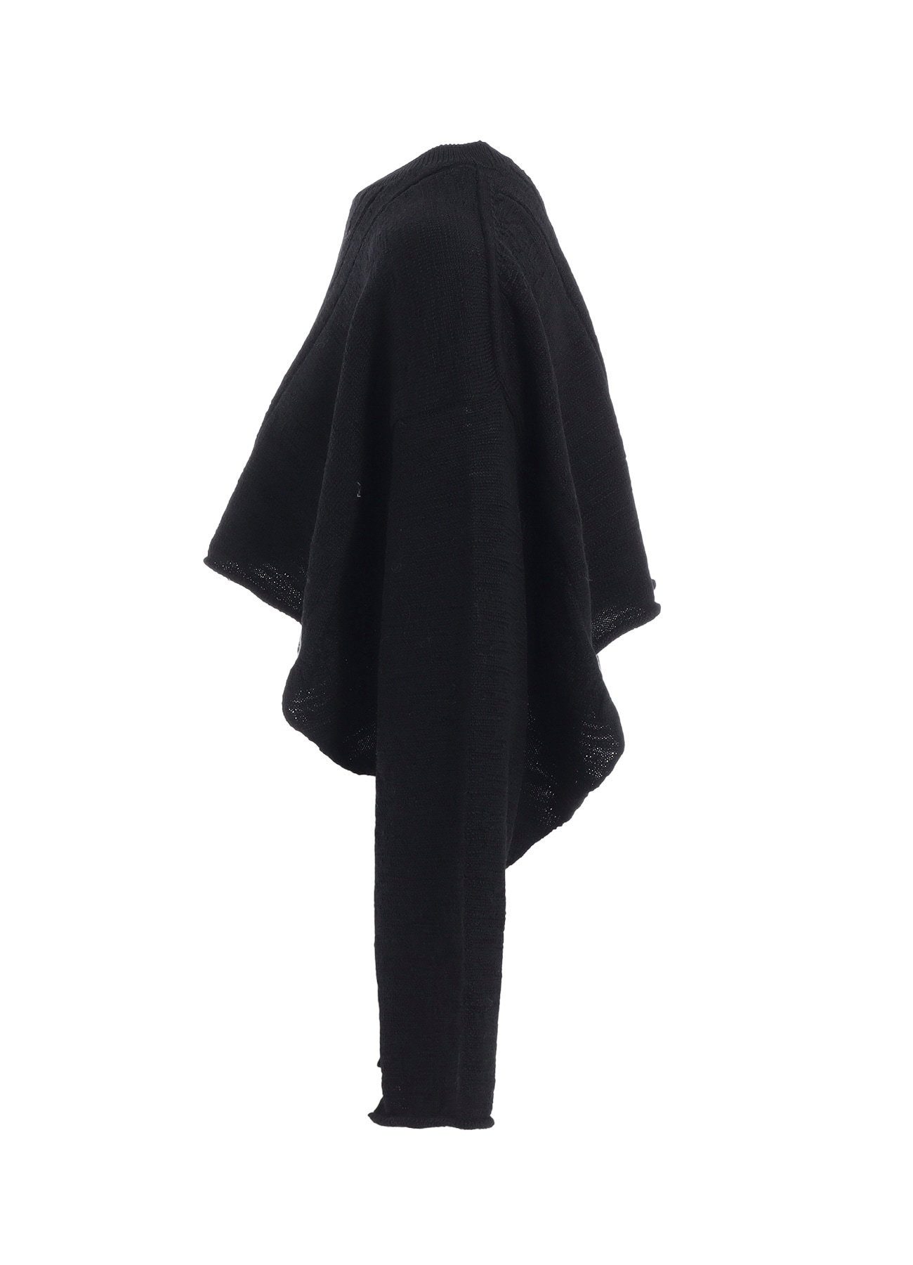 SLUB WOOL DESIGN KNIT PULLOVER