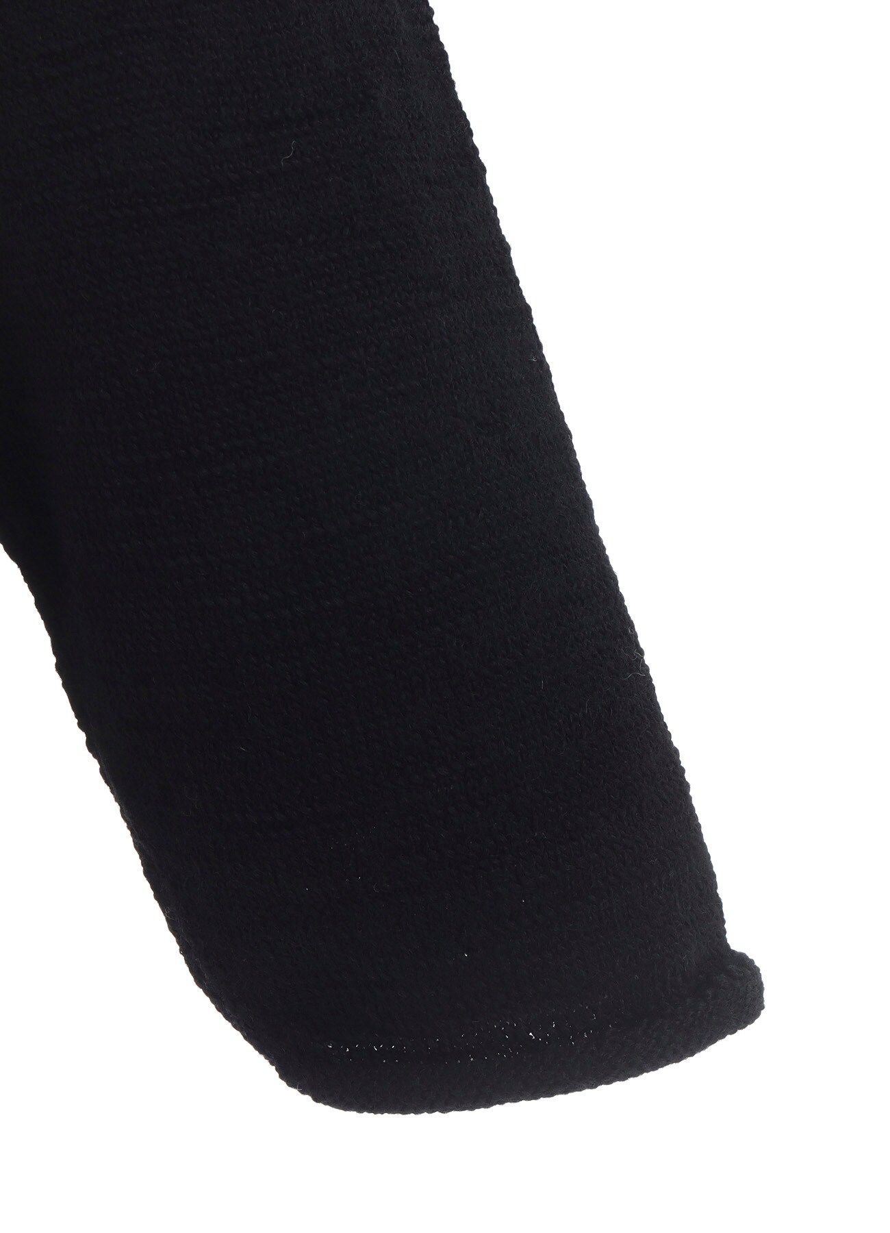 SLUB WOOL DESIGN KNIT SHORT PULLOVER