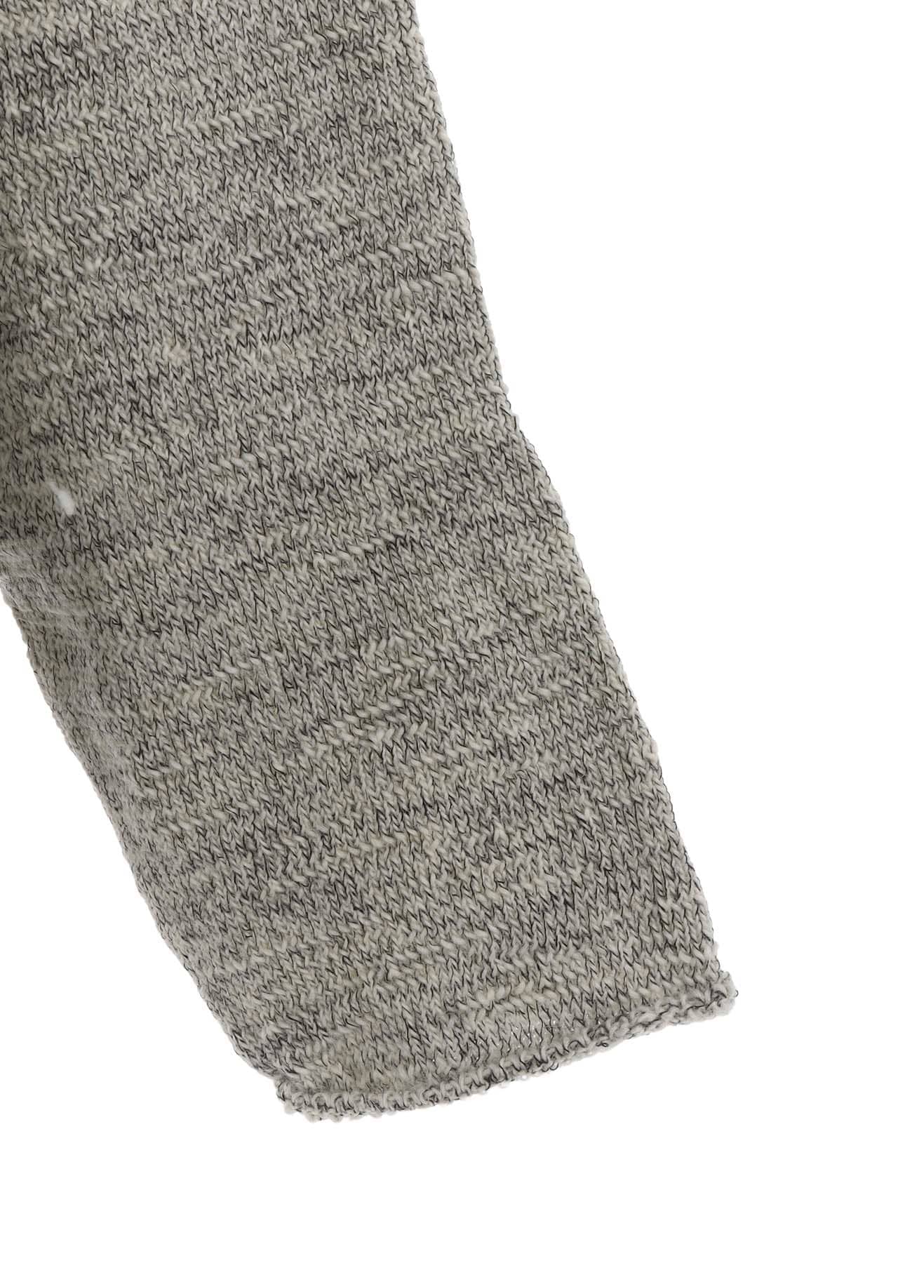 SLUB WOOL DESIGN KNIT CARDIGAN