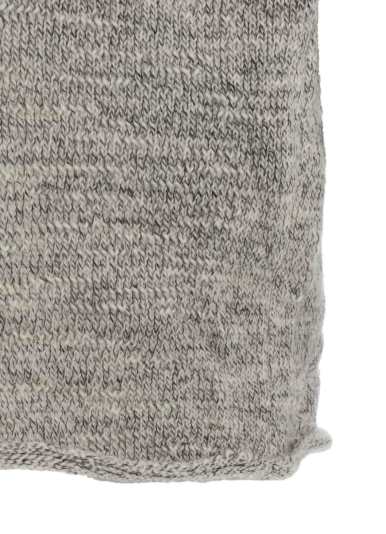 SLUB WOOL DESIGN KNIT CARDIGAN