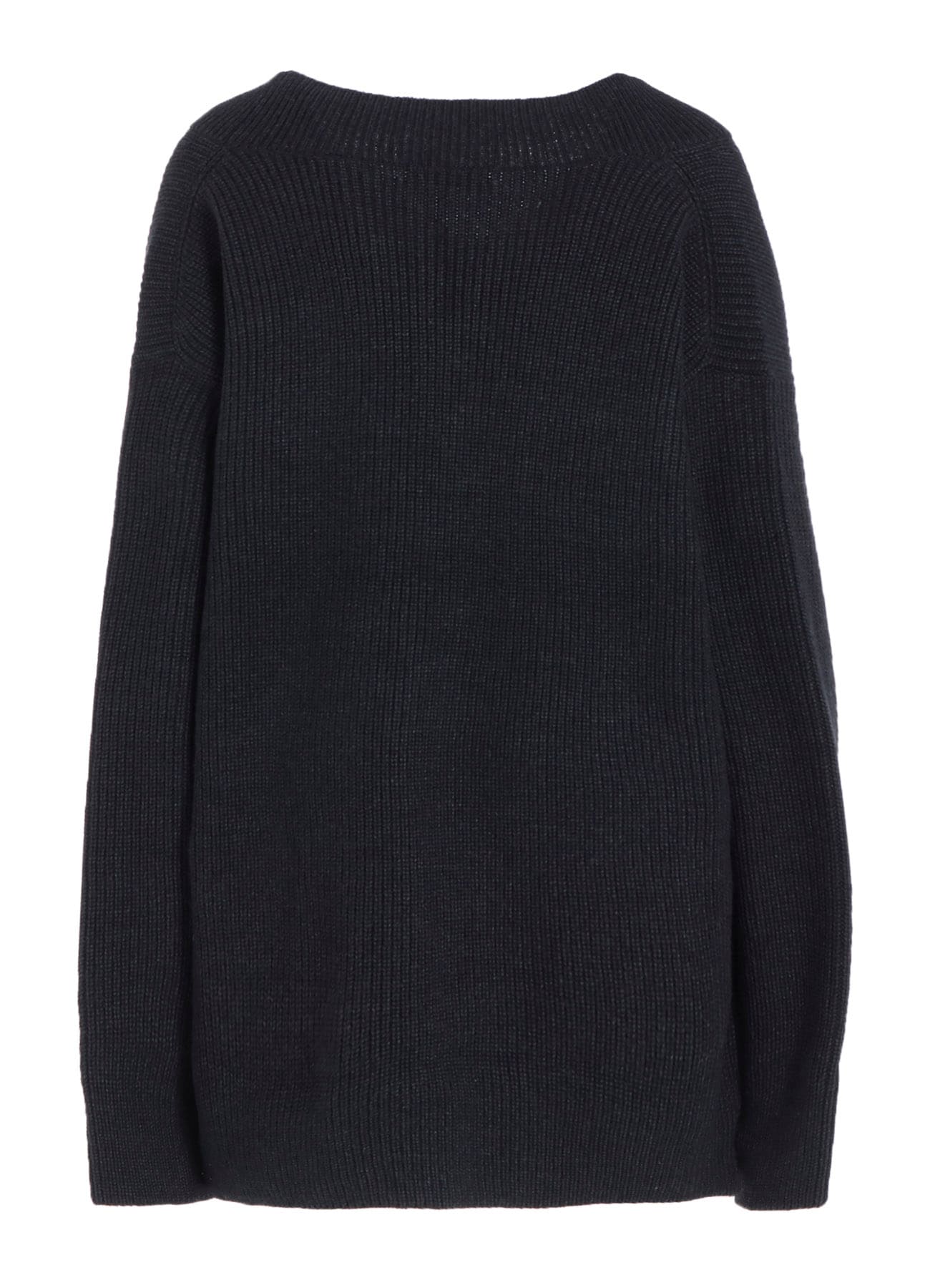 BIG V-NECK KNITTED CARDIGAN