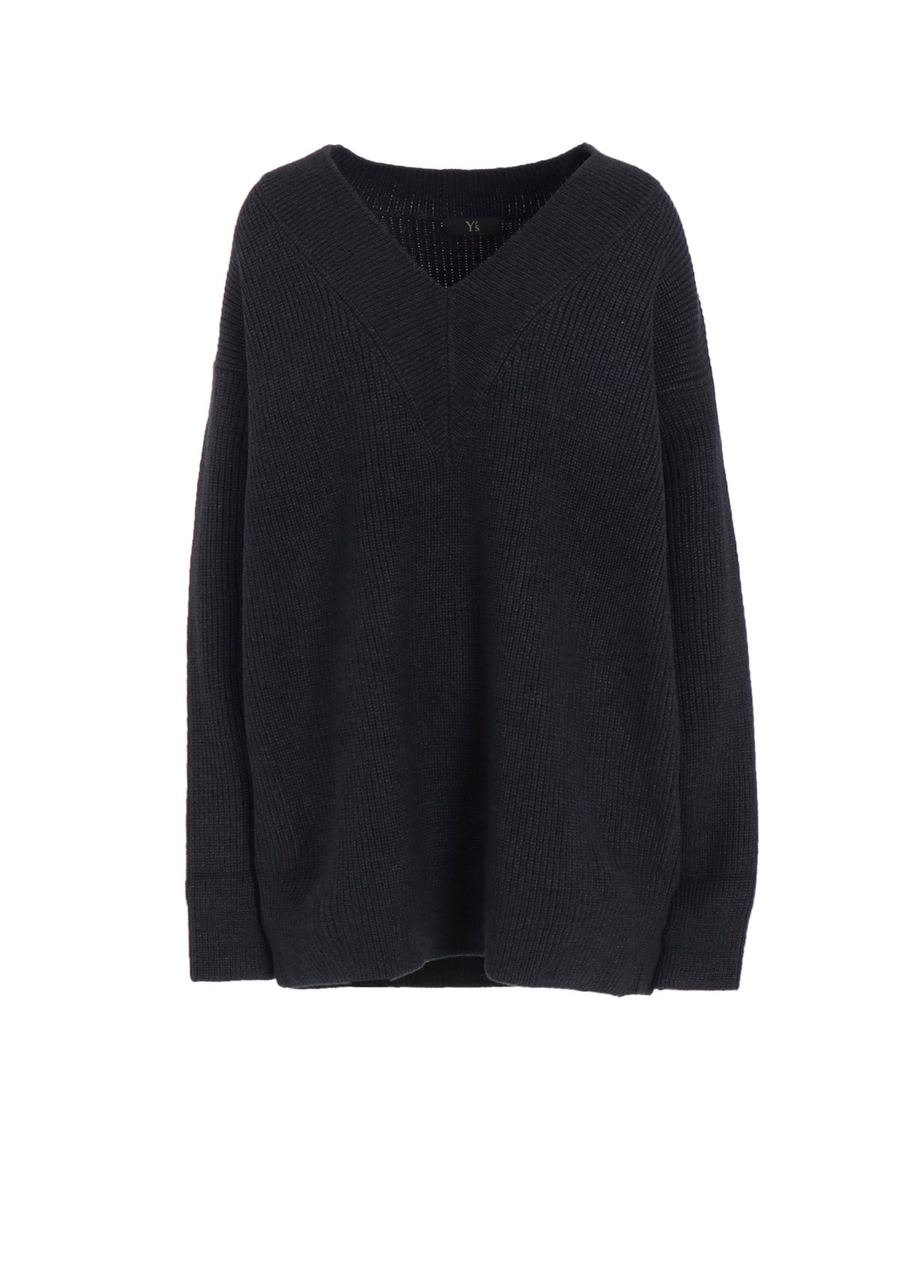 BIG V-NECK KNITTED CARDIGAN