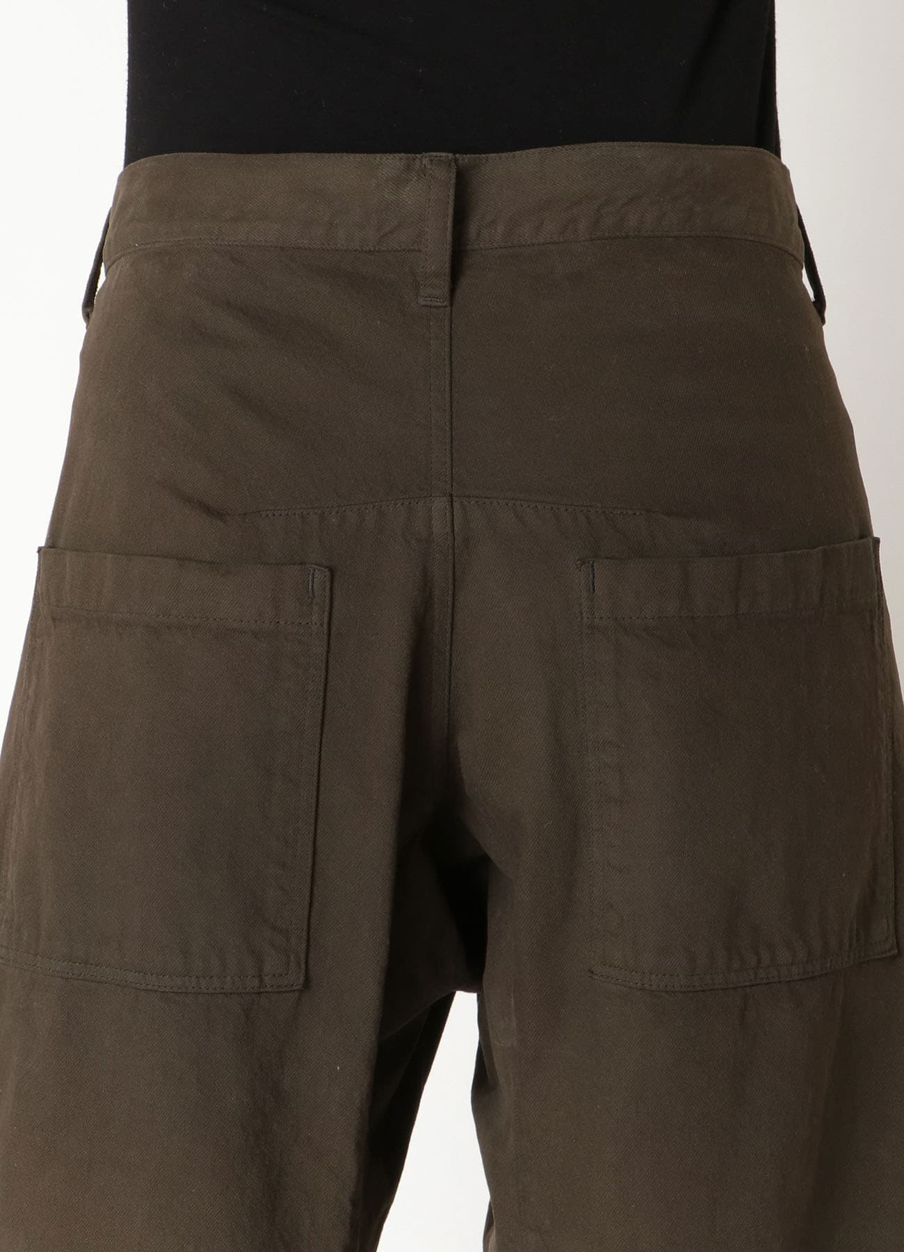 10oz DENIM DISCHARGE TIE DYE GUSSET WIDE PANTS