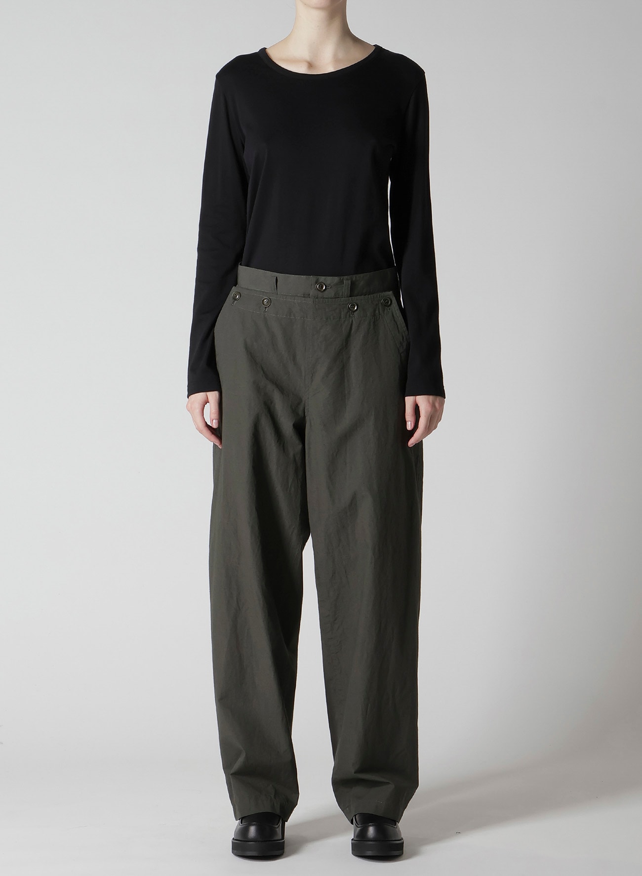 COTTON/LINEN SAILOR PANTS