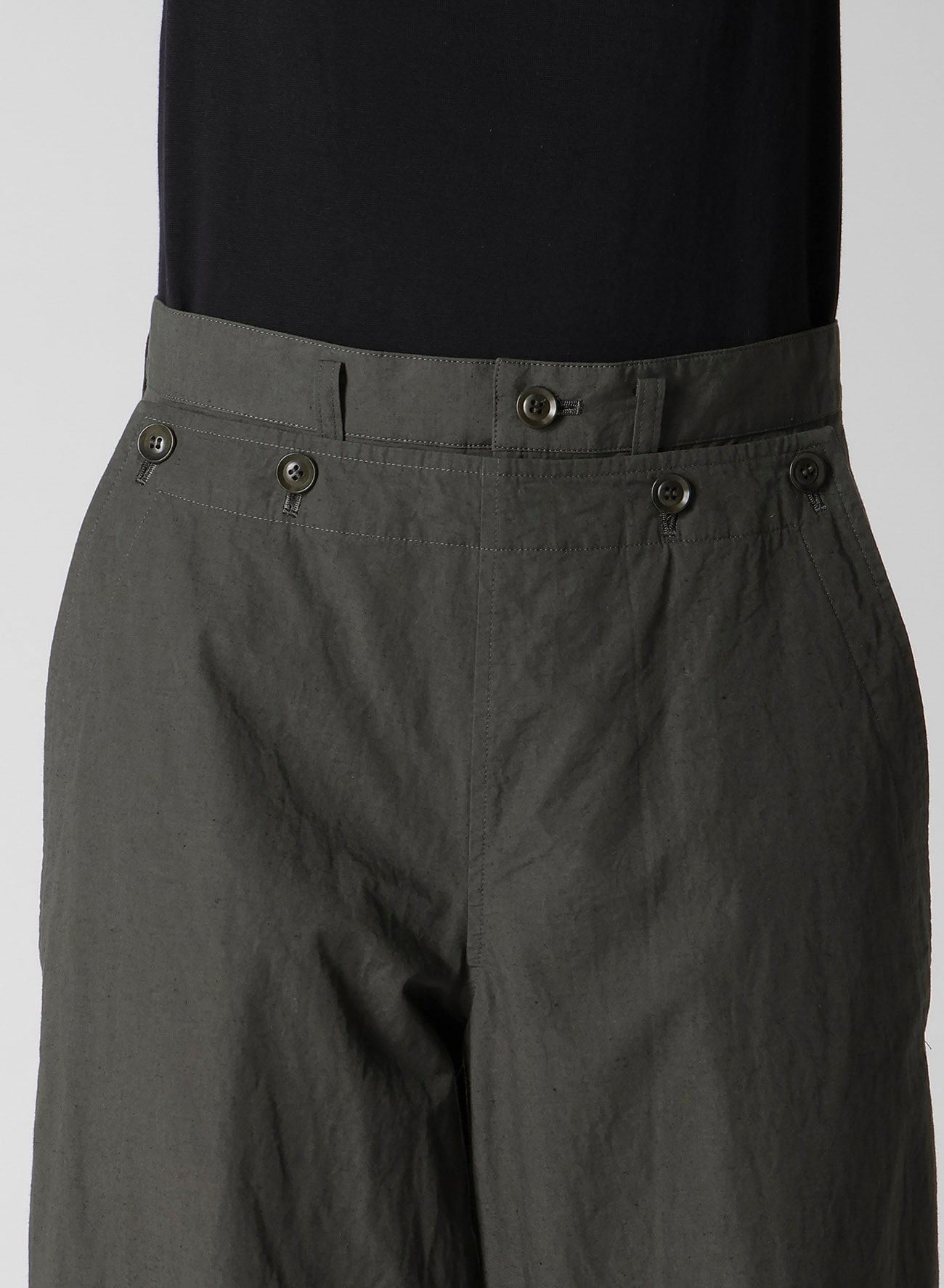 COTTON/LINEN SAILOR PANTS