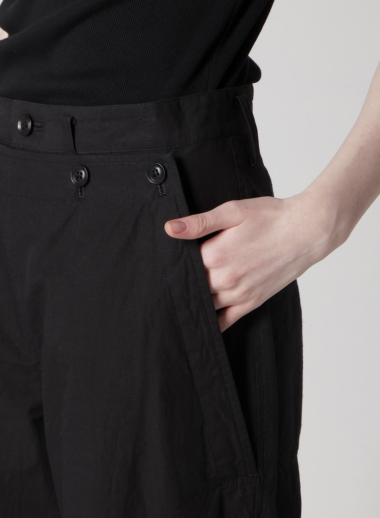 COTTON/LINEN SAILOR PANTS