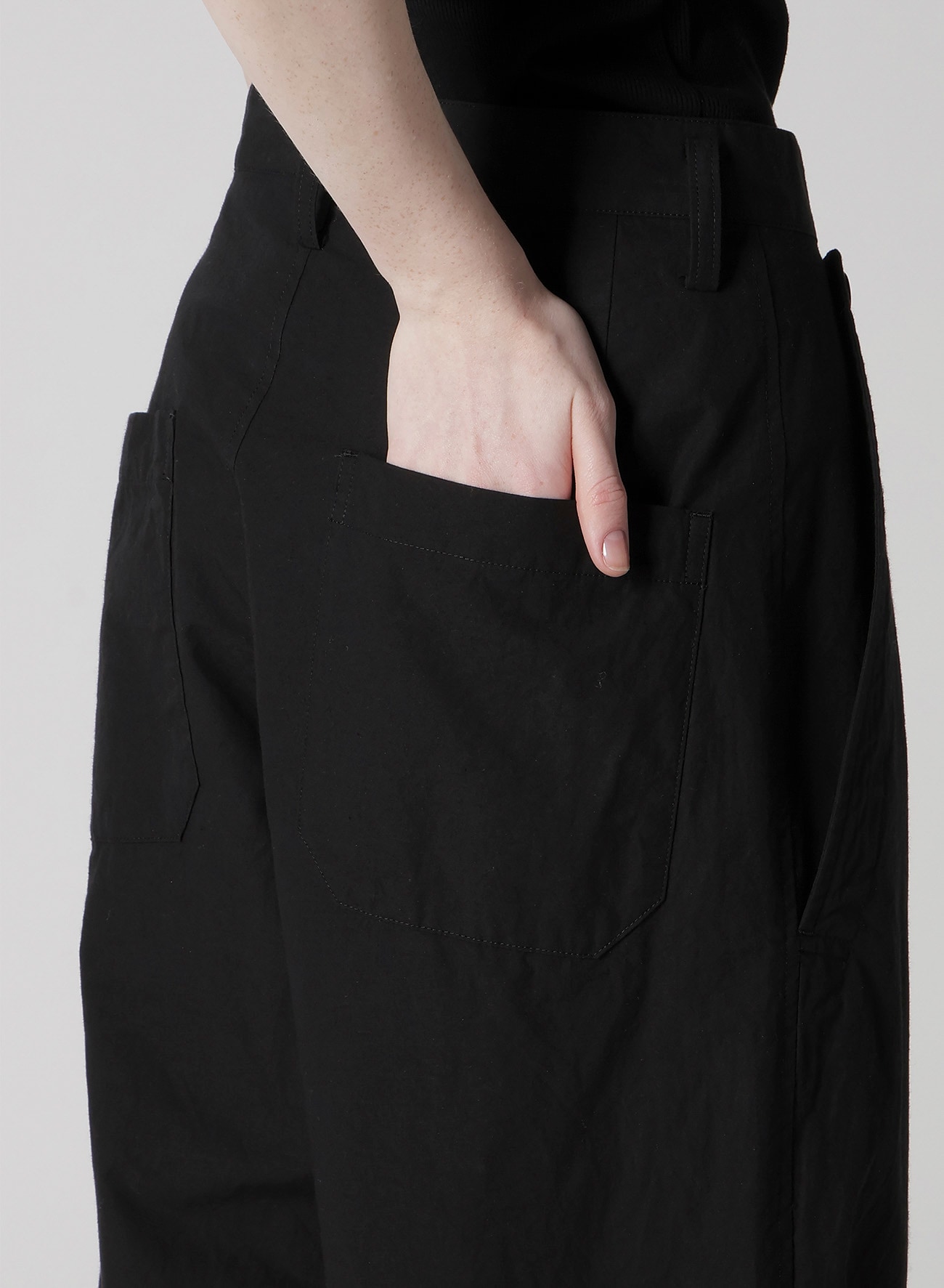 COTTON/LINEN SAILOR PANTS