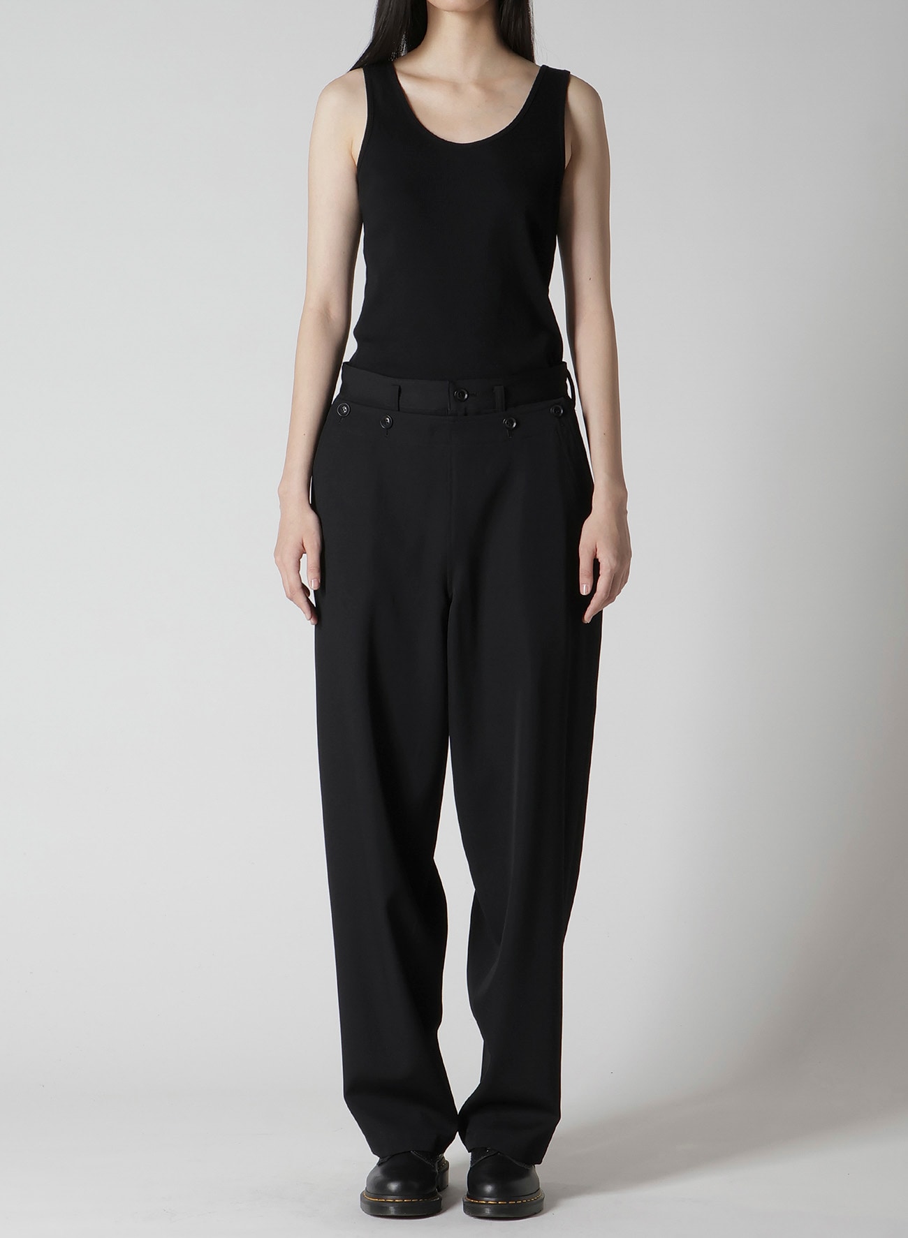 WOOL GABARDINE KO-SAILOR PANTS