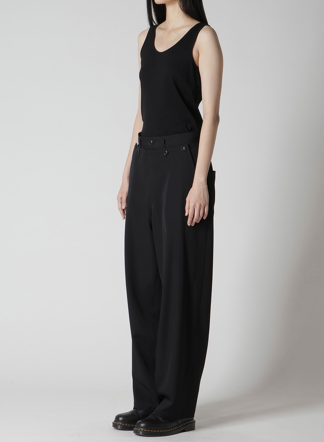 WOOL GABARDINE KO-SAILOR PANTS