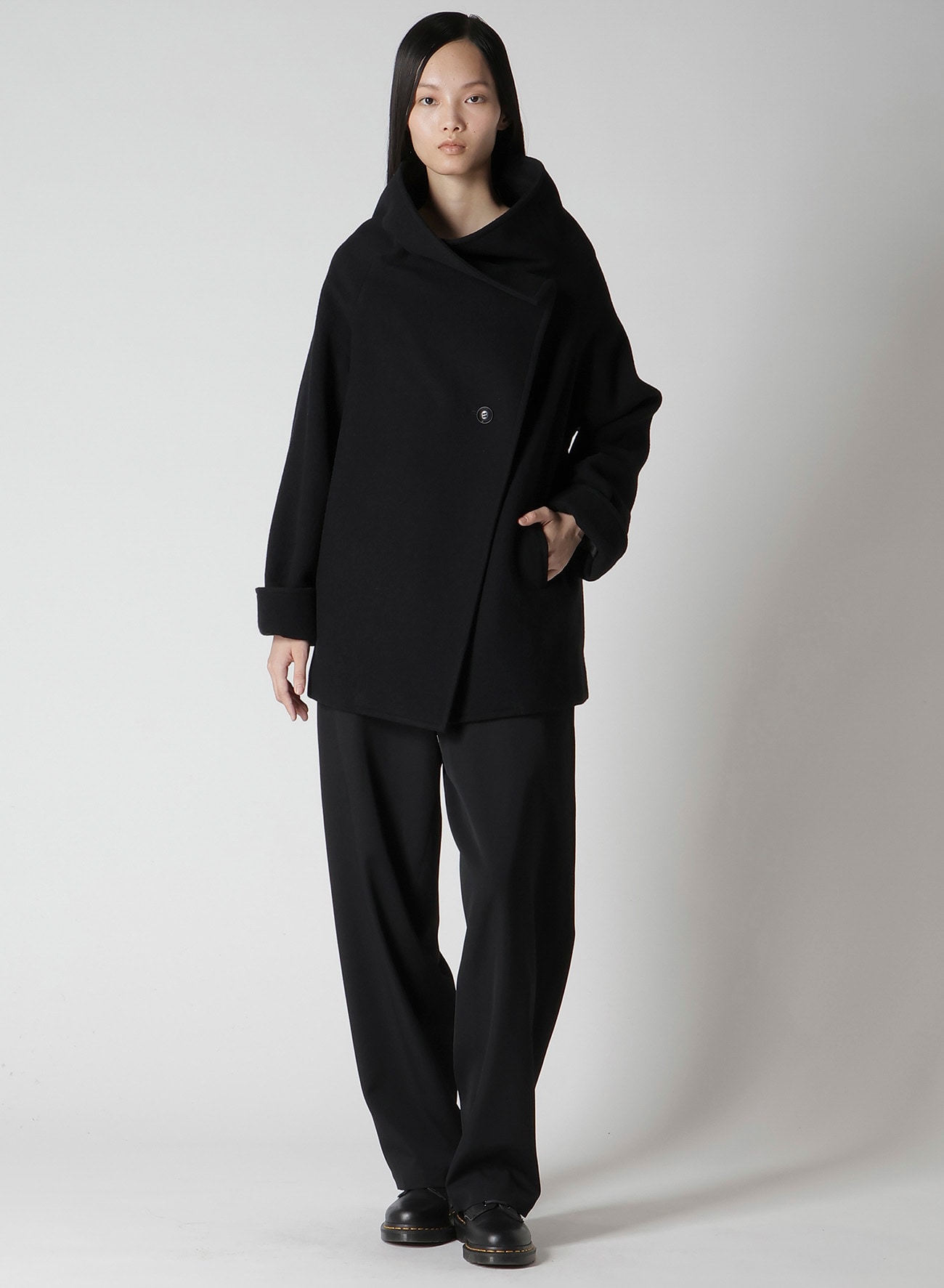 WOOL GABARDINE KO-SAILOR PANTS