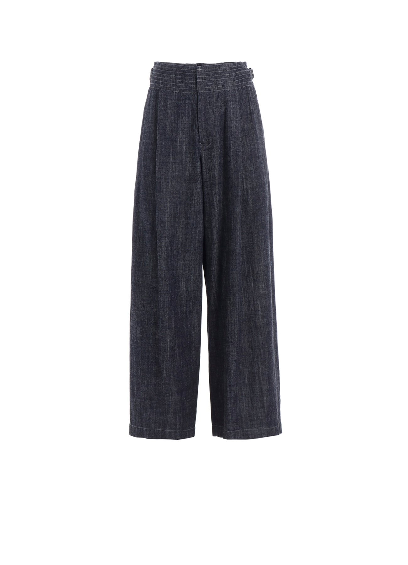 8OZ WAIST STRING WIDE DENIM PANTS