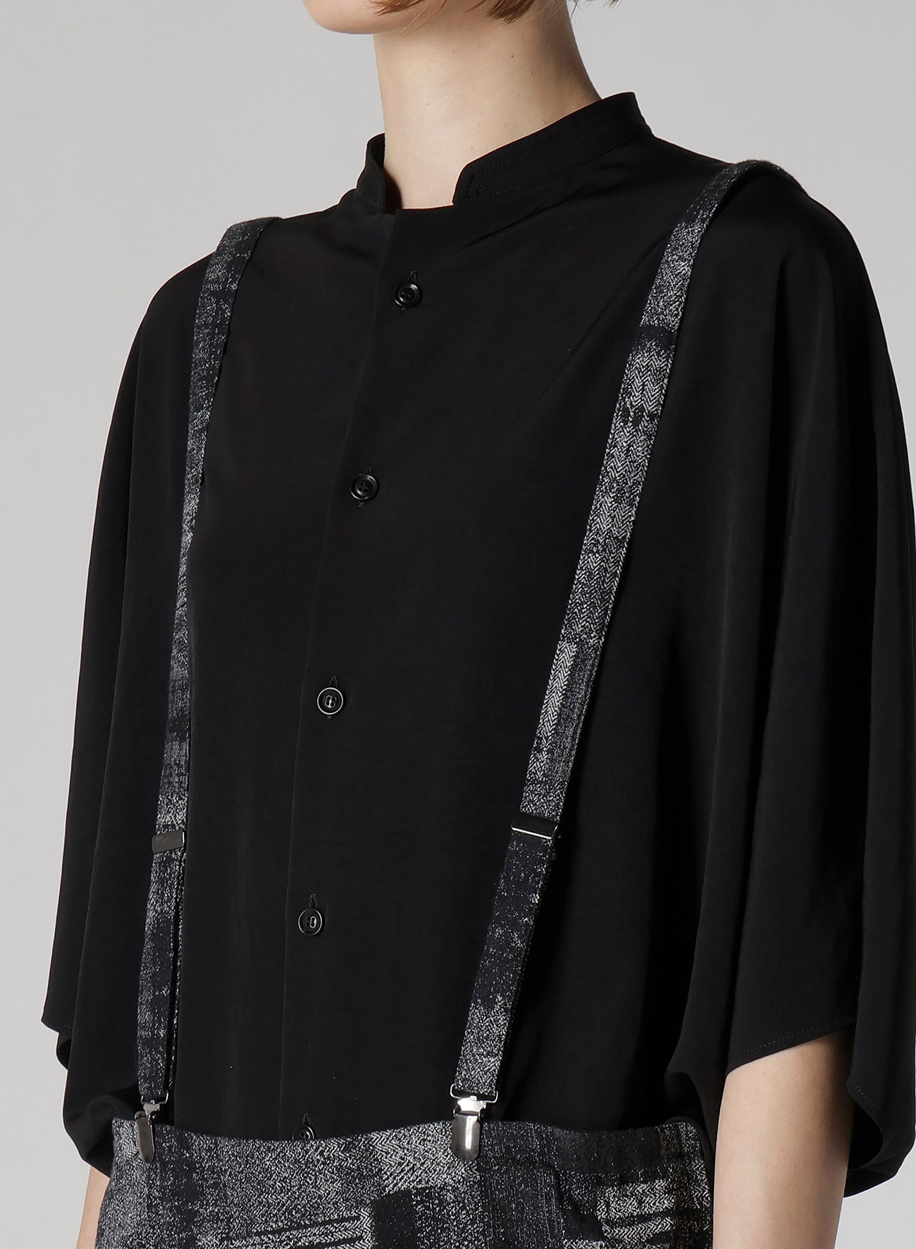 PATCHWORK JACQUARD LONG SAROUEL PANTS