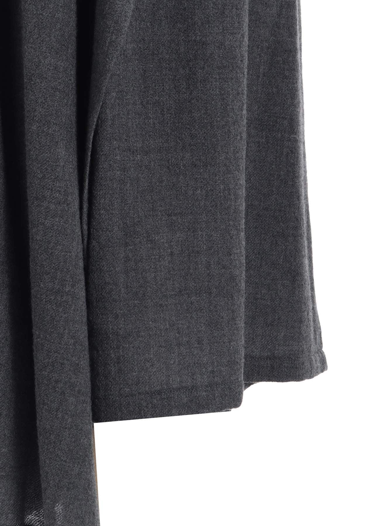 WOOL GAUZE TWILL PANTS