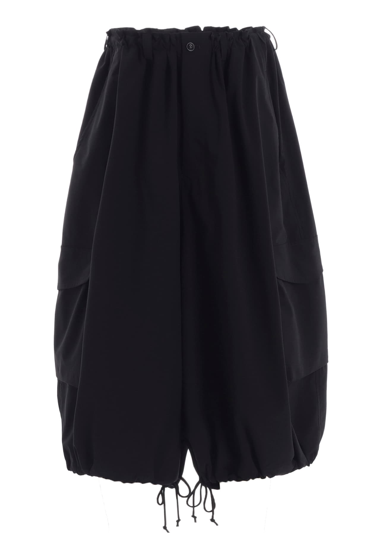 PE/ TAFTA STRING PANTS(XS Black): Y's｜THE SHOP YOHJI YAMAMOTO