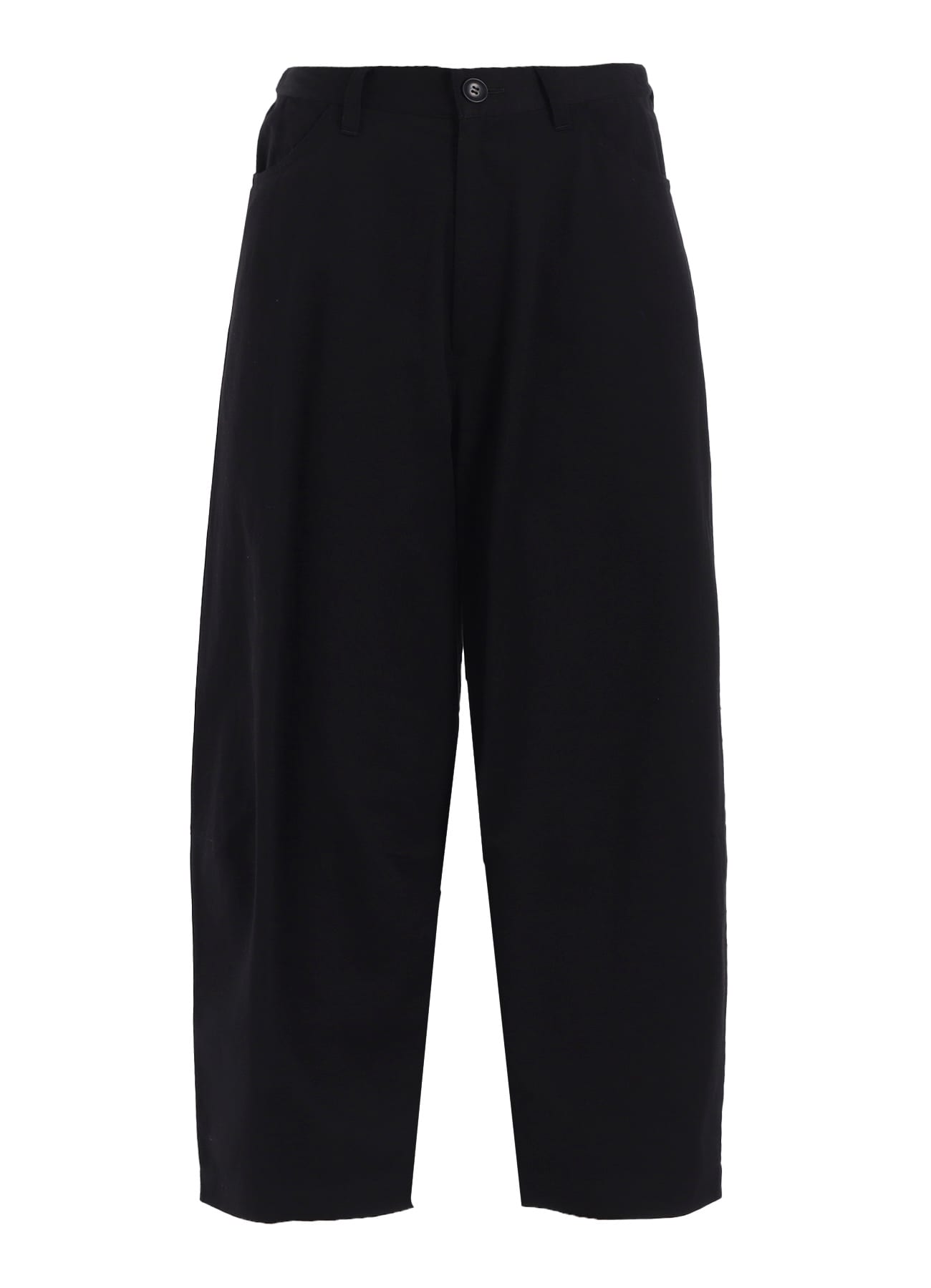 Y's BORN PRODUCT] COTTON TWILL PANTS(XS Black): Y's｜THE