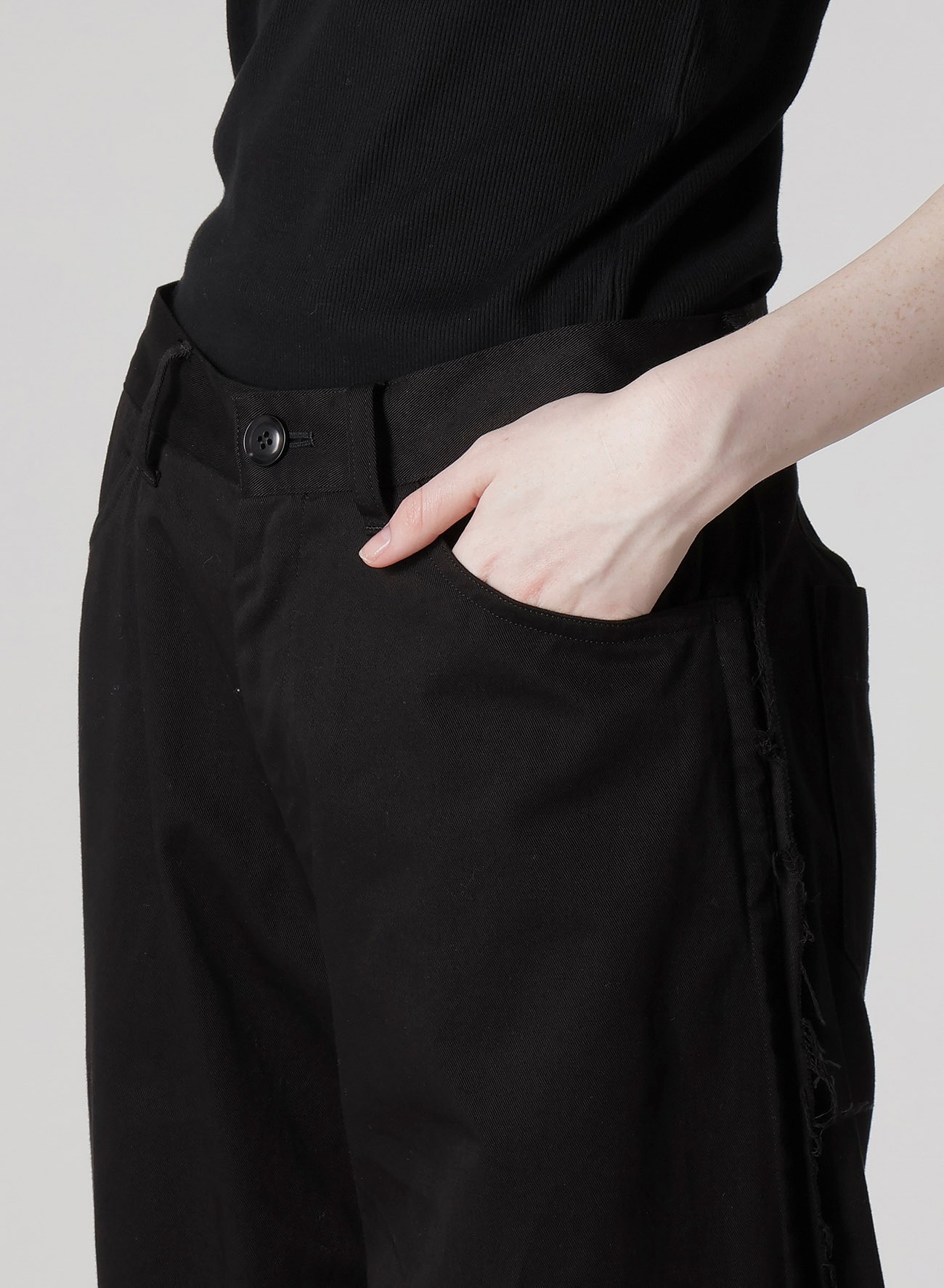 Y's ワイズ ///  コットンリネン後ラップパンツ 黒  size 2 楽天市場】y's ワイズ（パンツ｜ボトムス）：レディース