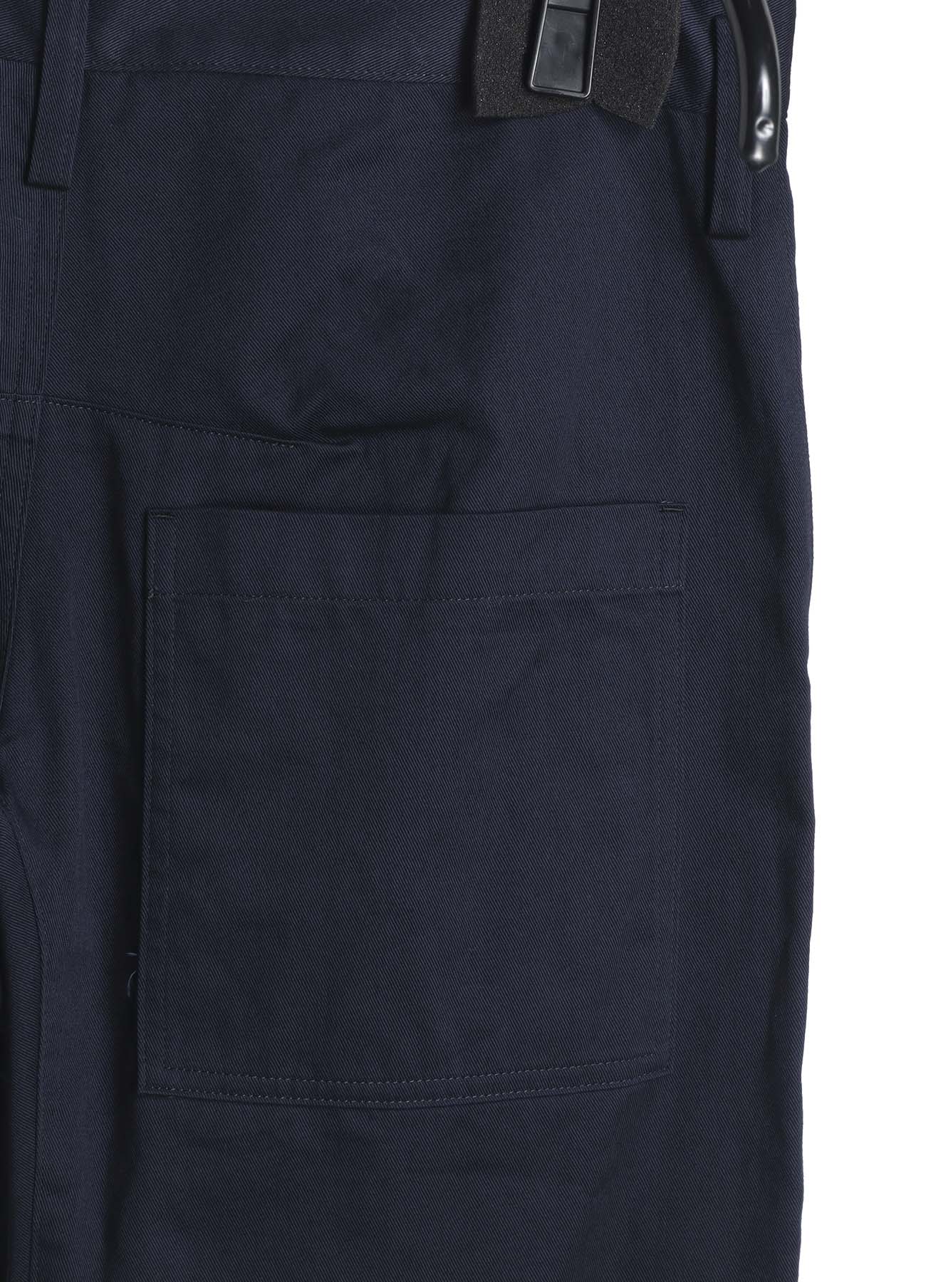 [Y's BORN PRODUCT] COTTON TWILL WIDE PANTS