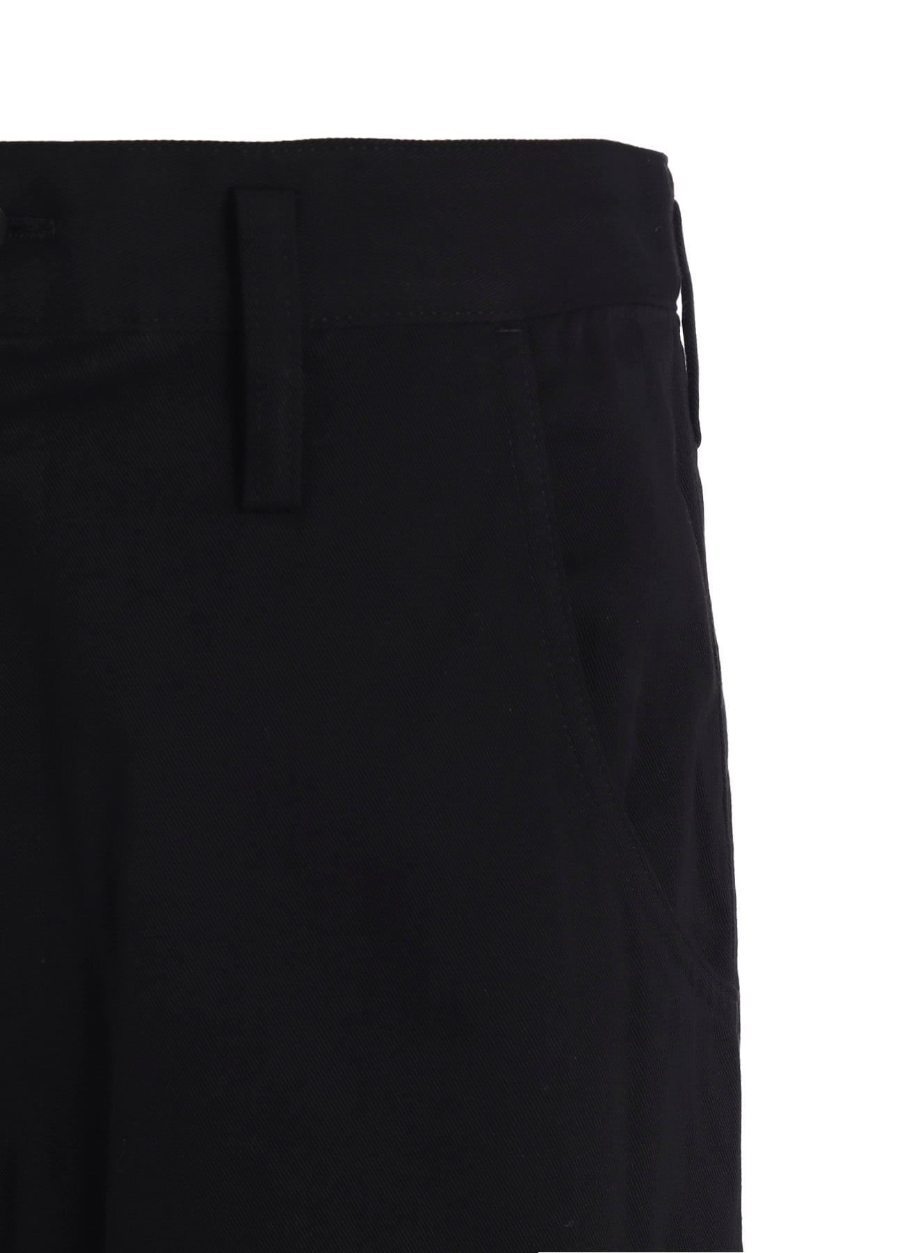 [Y's BORN PRODUCT] COTTON TWILL WIDE PANTS