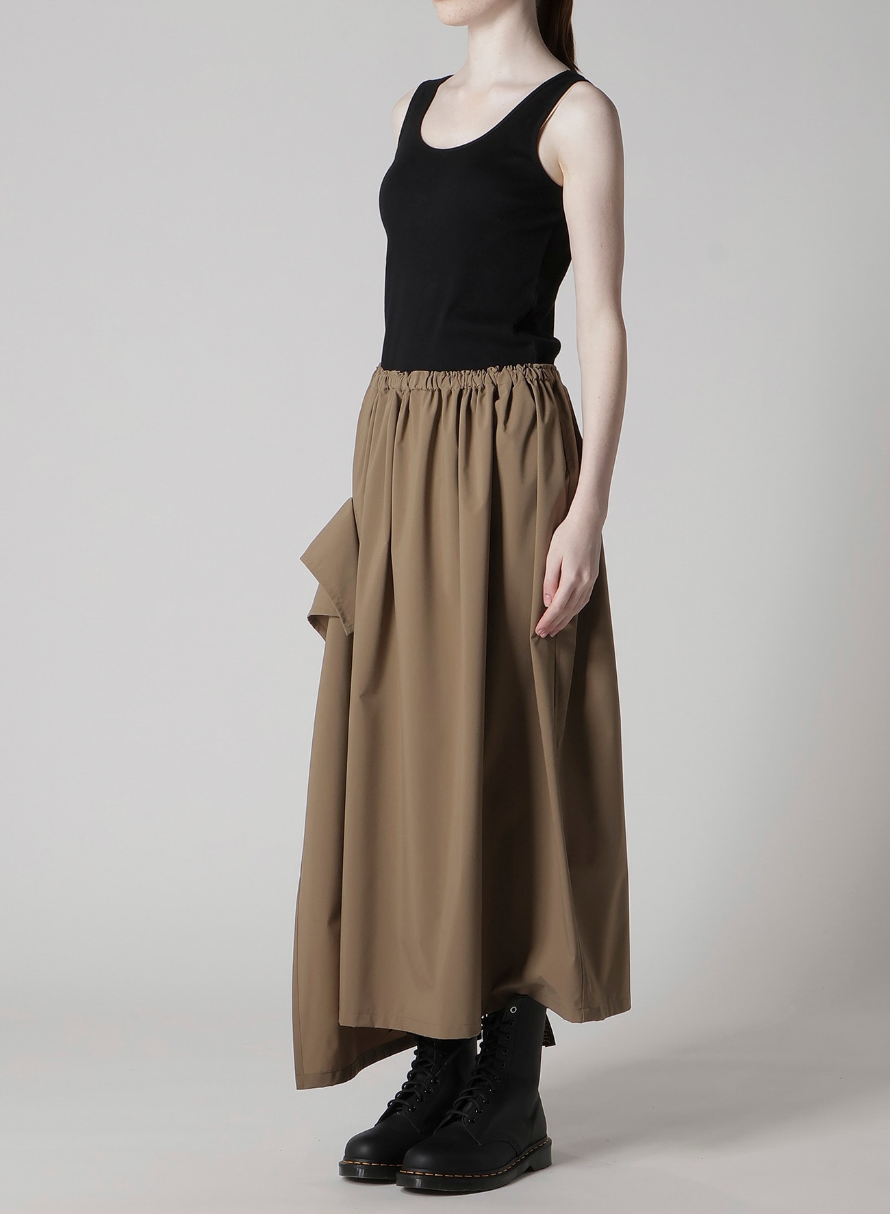 PE/ TAFTA GATHERED SKIRT