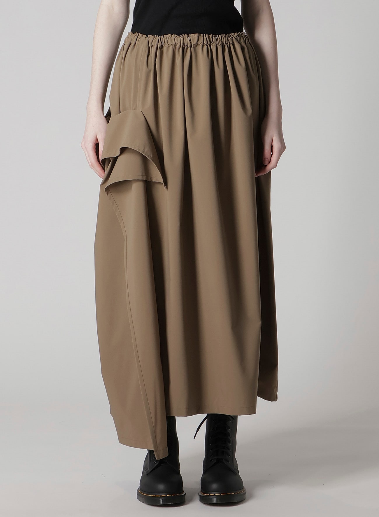 PE/ TAFTA GATHERED SKIRT