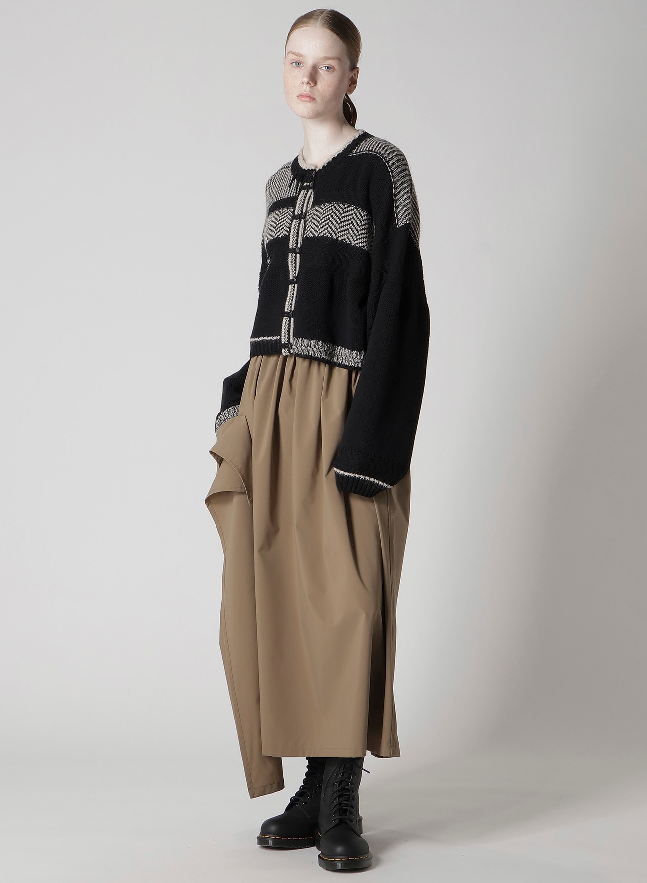 PE/ TAFTA GATHERED SKIRT