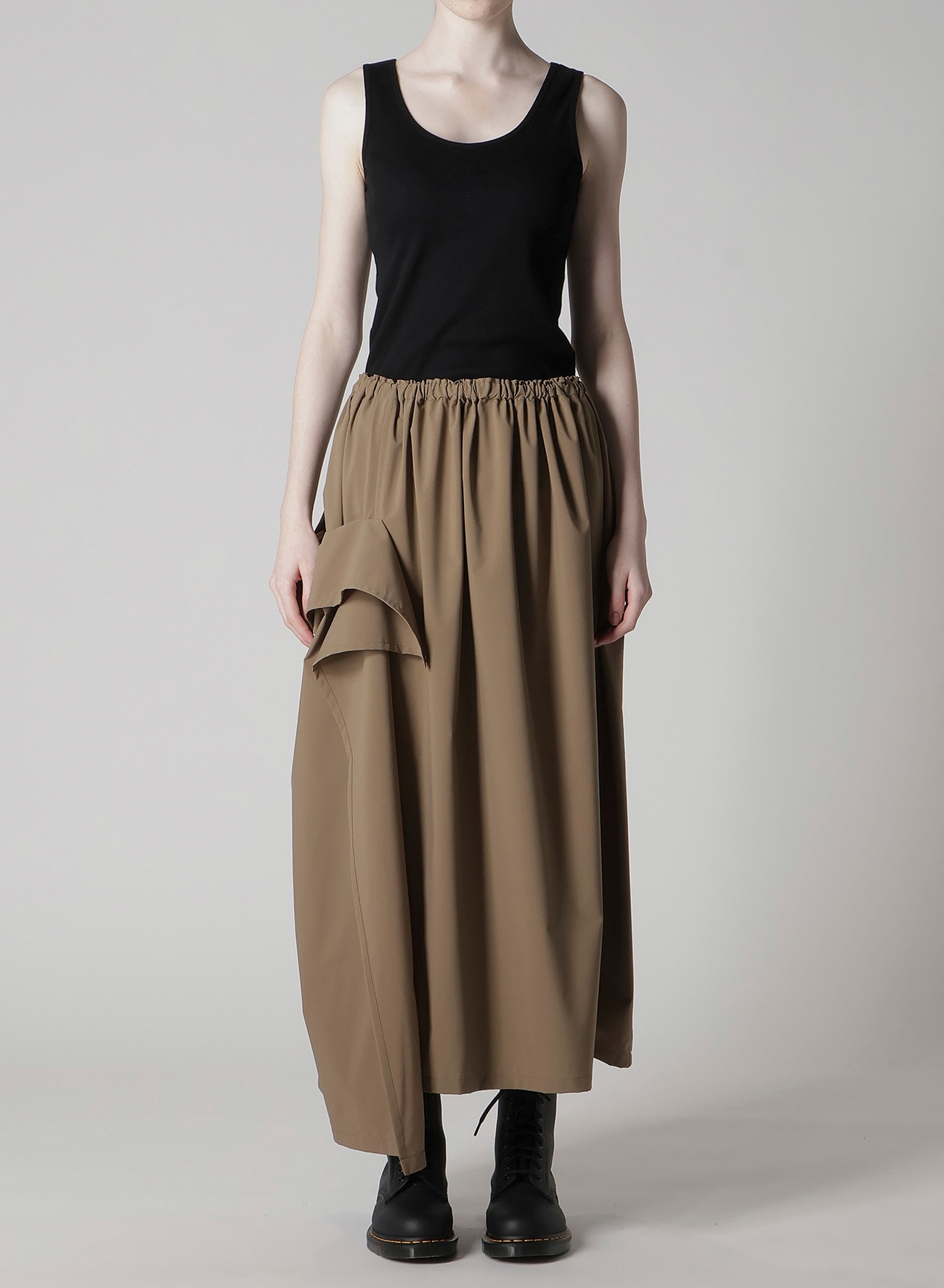 PE/ TAFTA GATHERED SKIRT