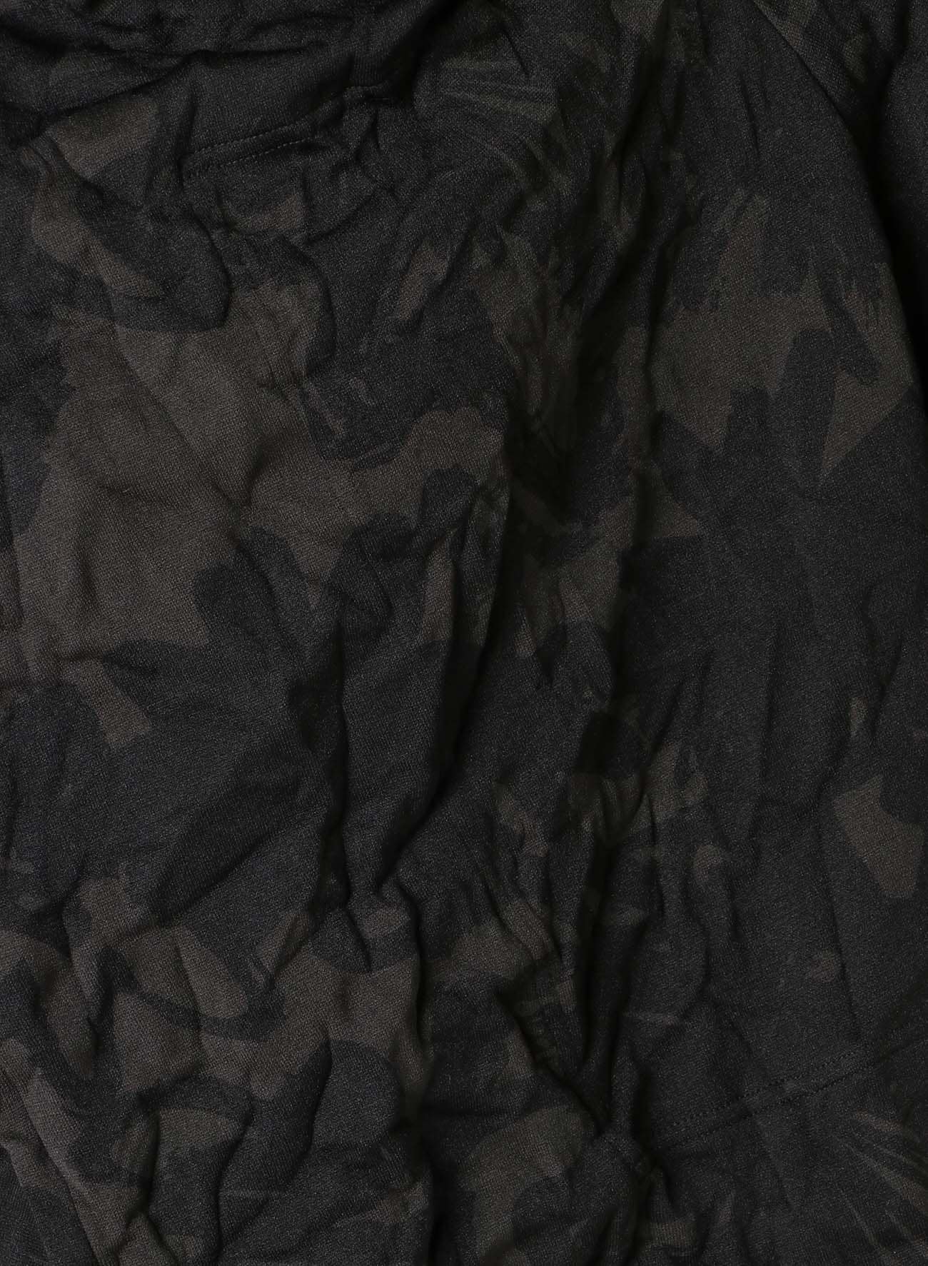 FLOWER PRINT SHRINK LAYERED JACKET