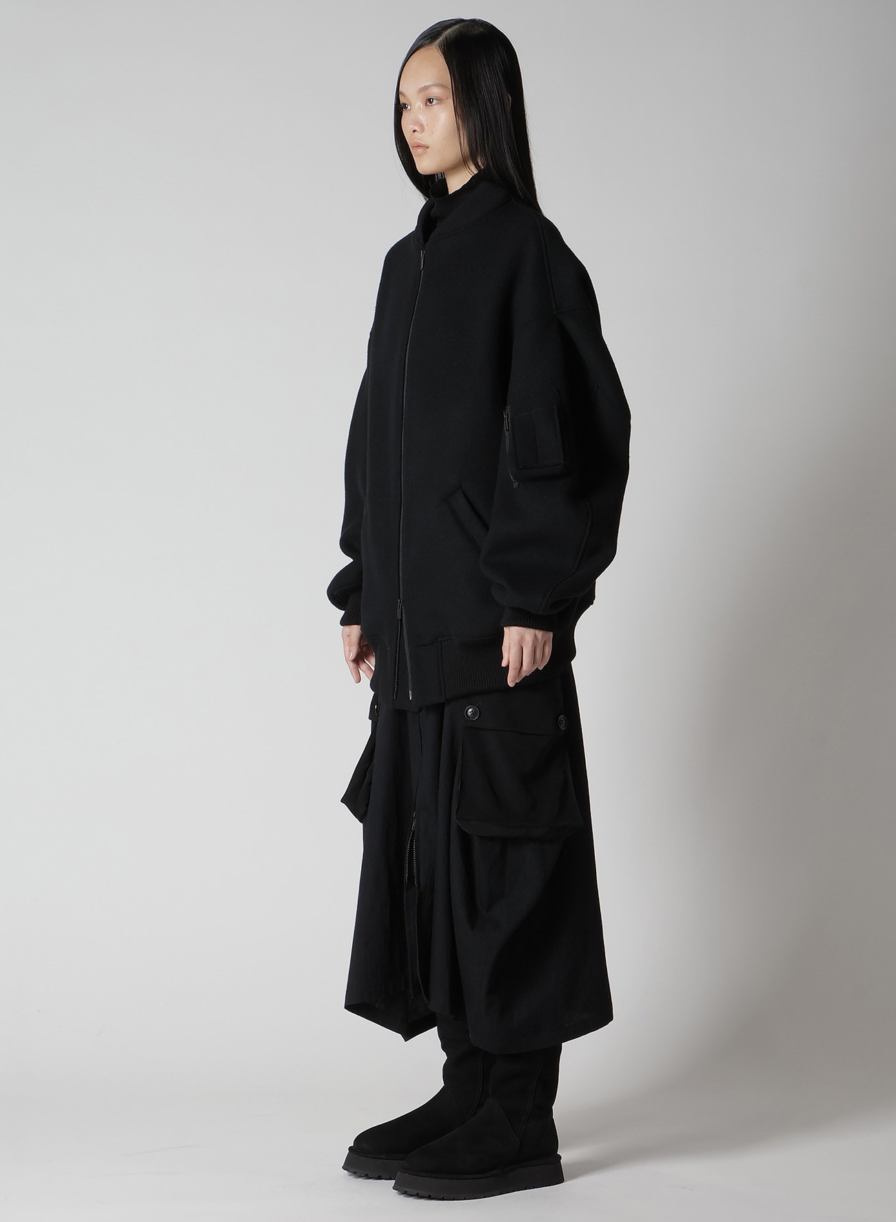 WOOL DOUBLE-FACED MOSSER MA-1