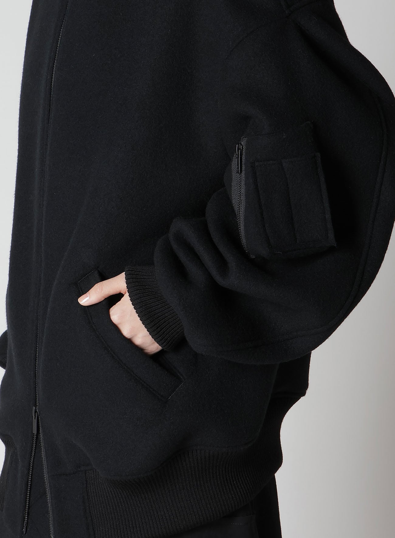 WOOL DOUBLE-FACED MOSSER MA-1