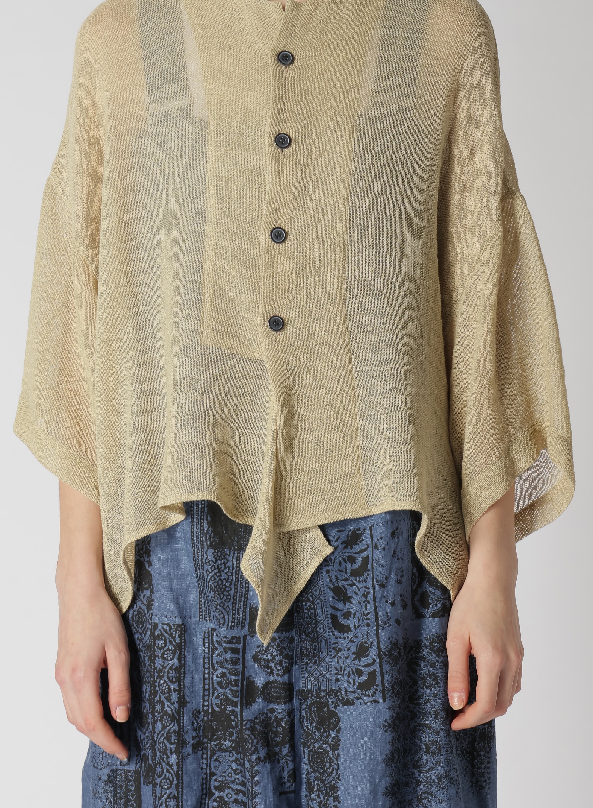 LENO CLOTH BOX BLOUSE