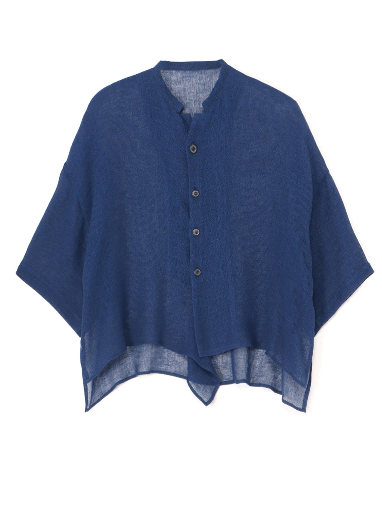 LENO CLOTH BOX BLOUSE(S Blue): Y's｜THE SHOP YOHJI YAMAMOTO